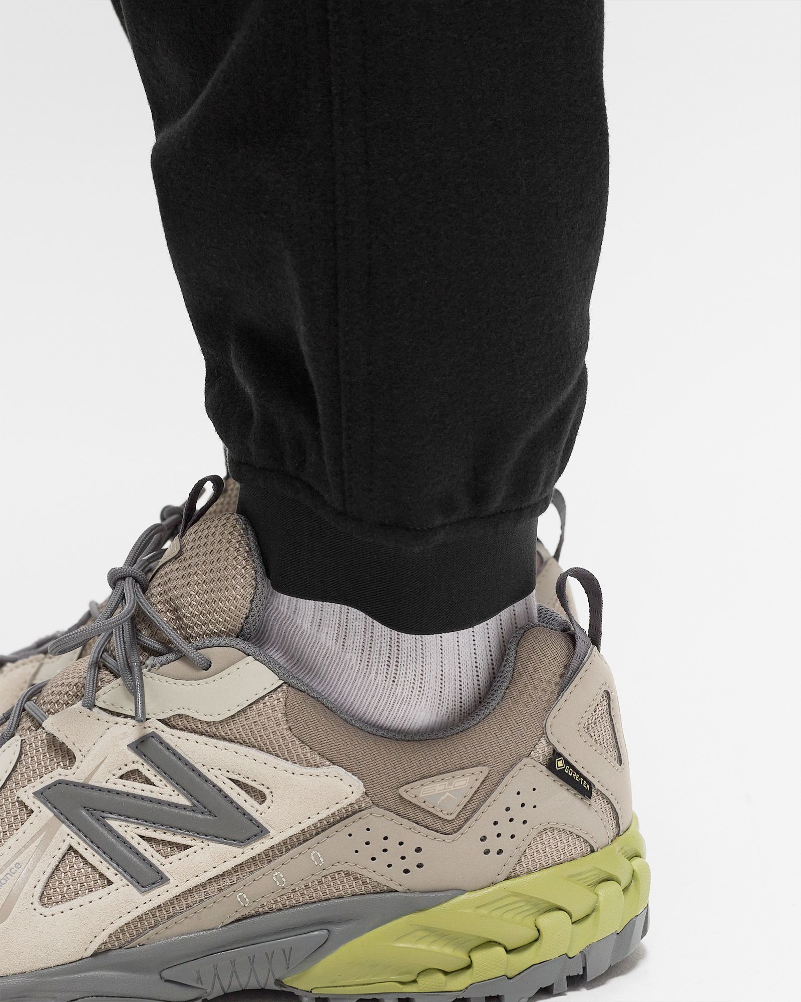 GHOST WOOL NYLON FLANNEL JOGGER TROUSERS