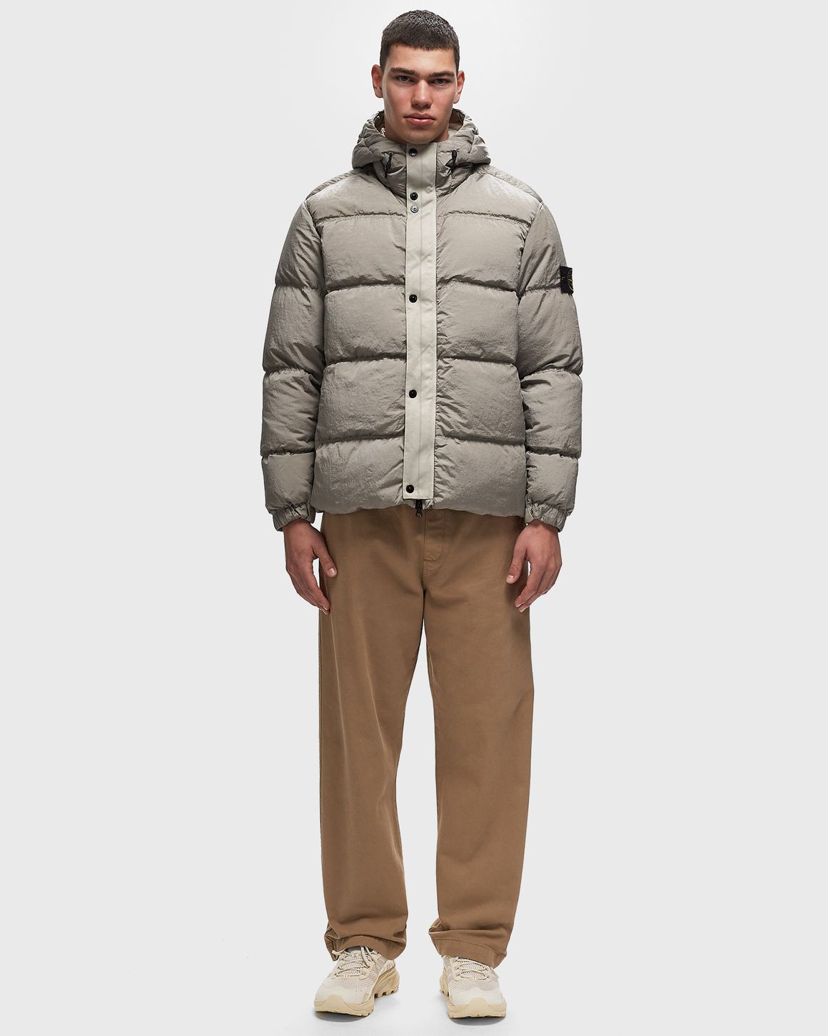 BEAMS STONE ISLAND / Felpa Half Zip Sweat (tops sweat) mail BEAMS | BEAMS