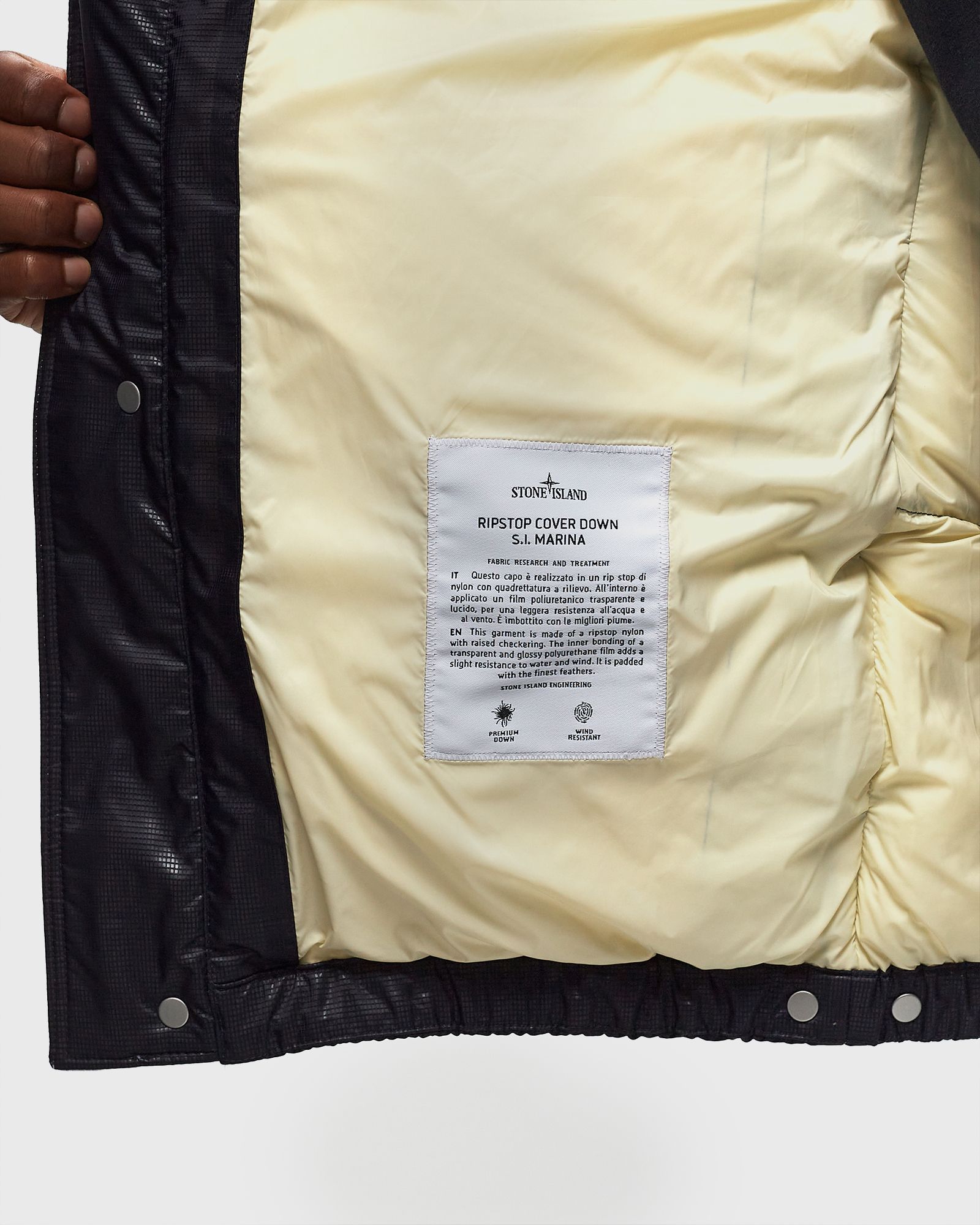 NYLON RIPSTOP COVER DOWN BLOUSON