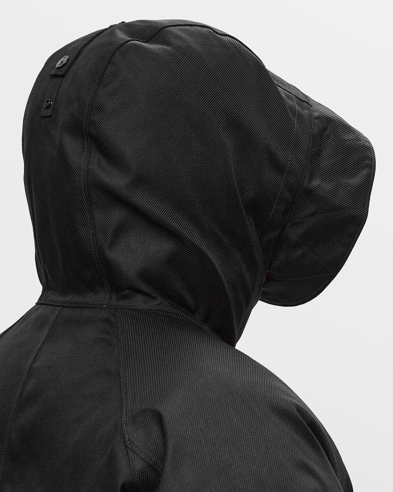 DIAGONAL NYLON DOWN PARKA