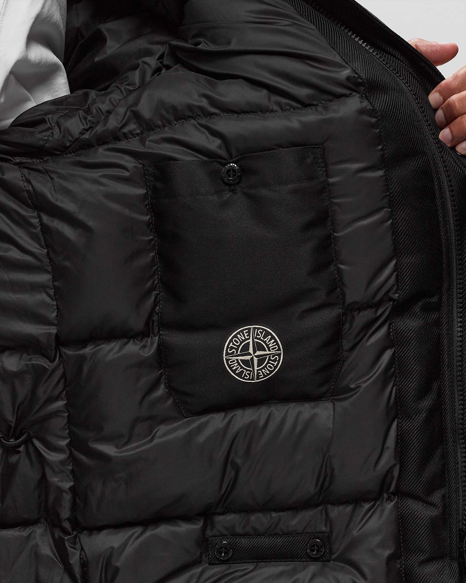 DIAGONAL NYLON DOWN PARKA