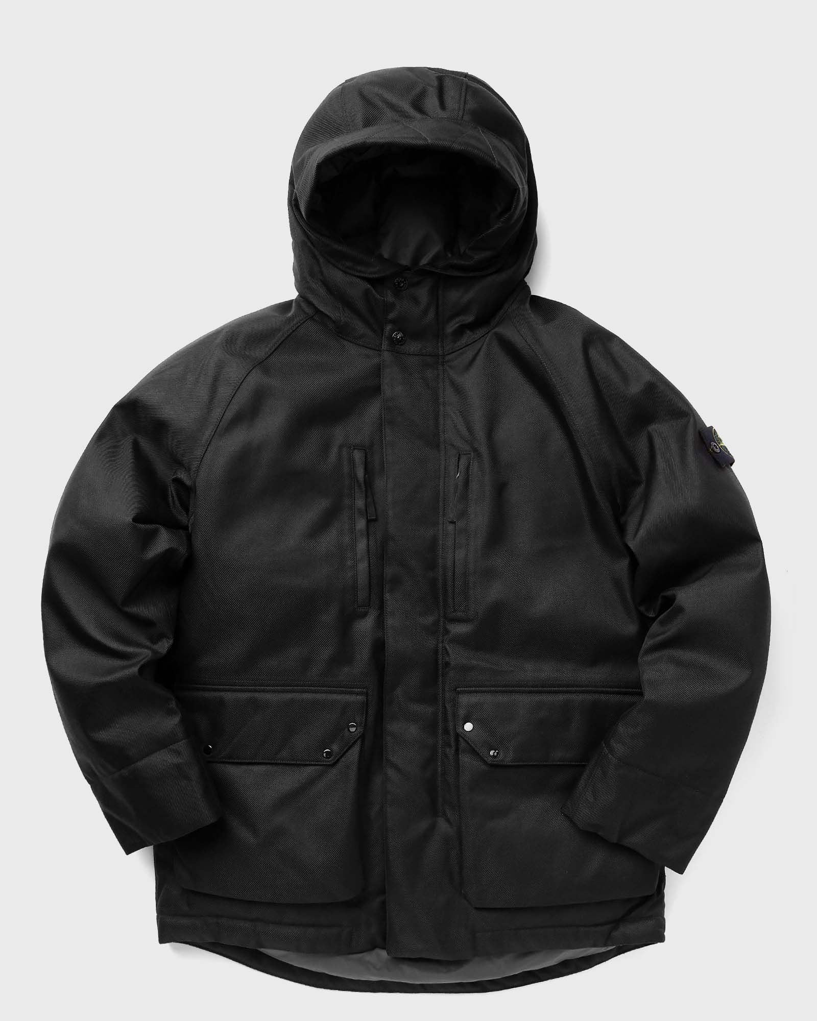 DIAGONAL NYLON DOWN PARKA