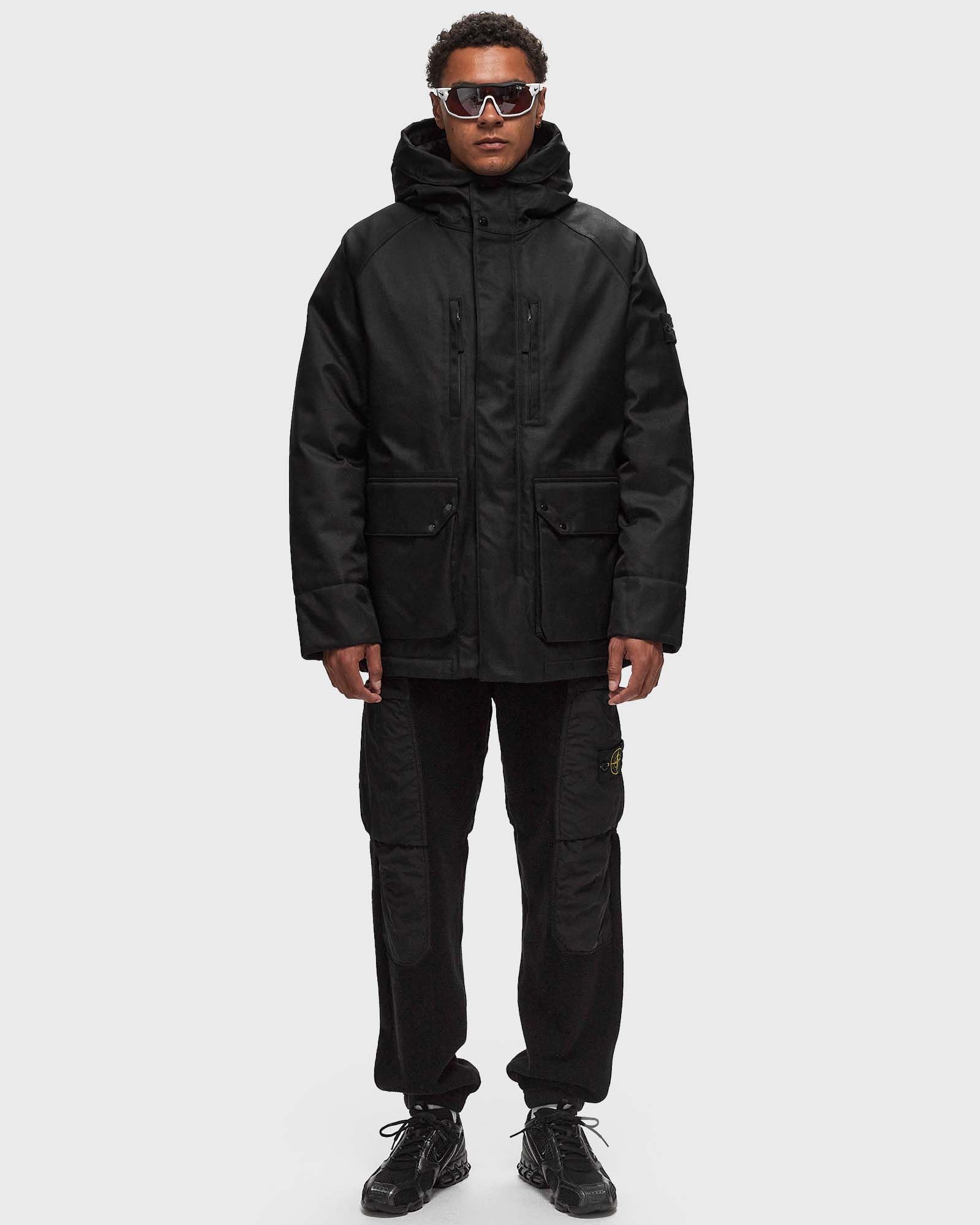DIAGONAL NYLON DOWN PARKA