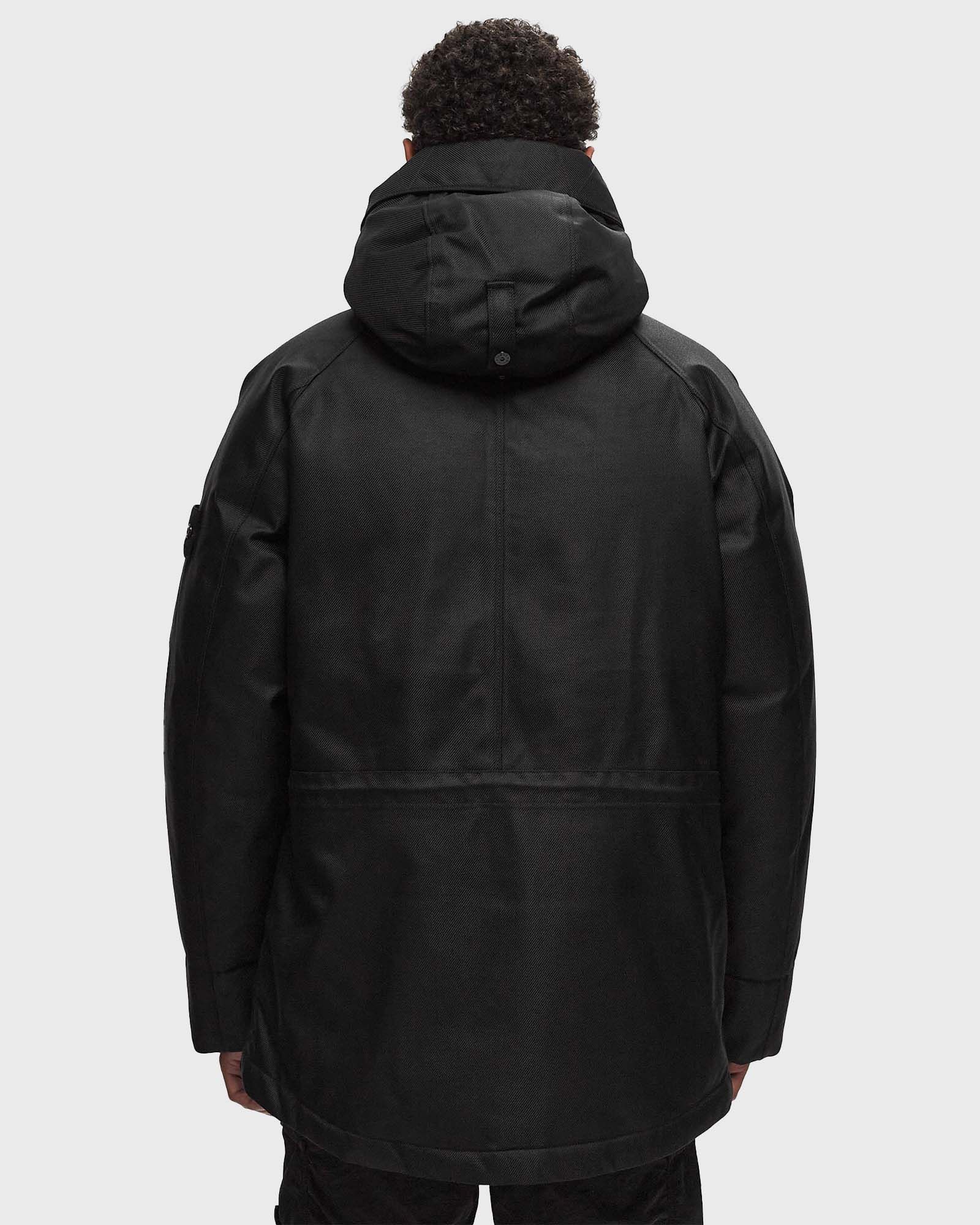 DIAGONAL NYLON DOWN PARKA