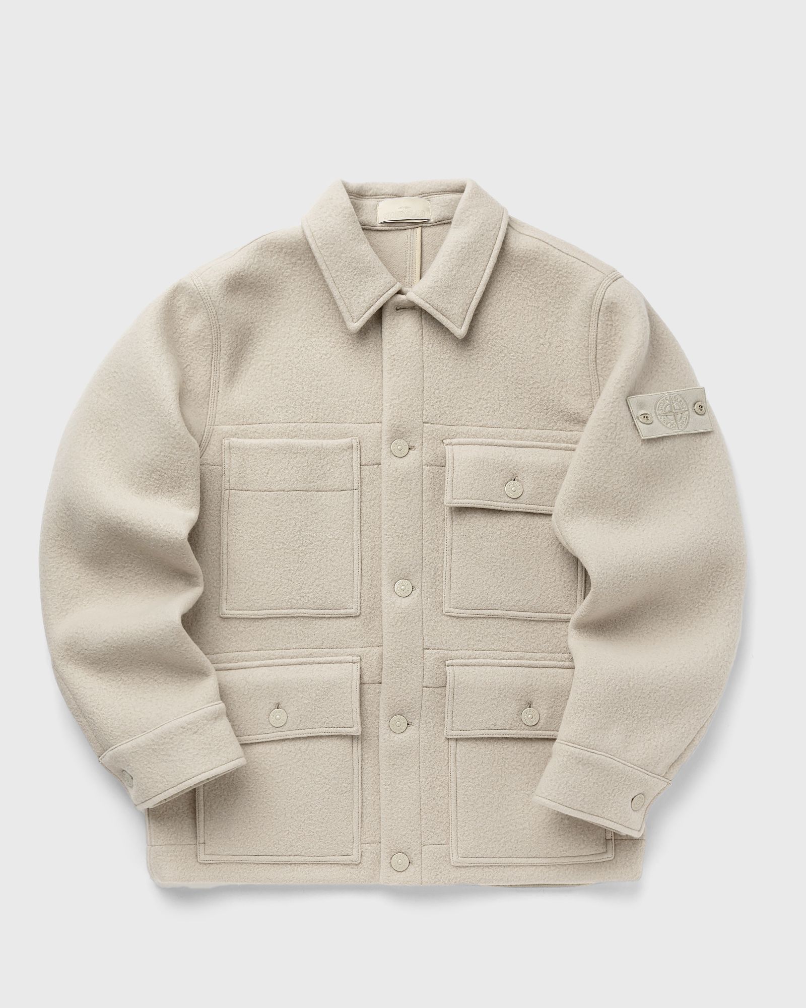 HEAVY MELTON STONE ISLAND GHOST JACKET
