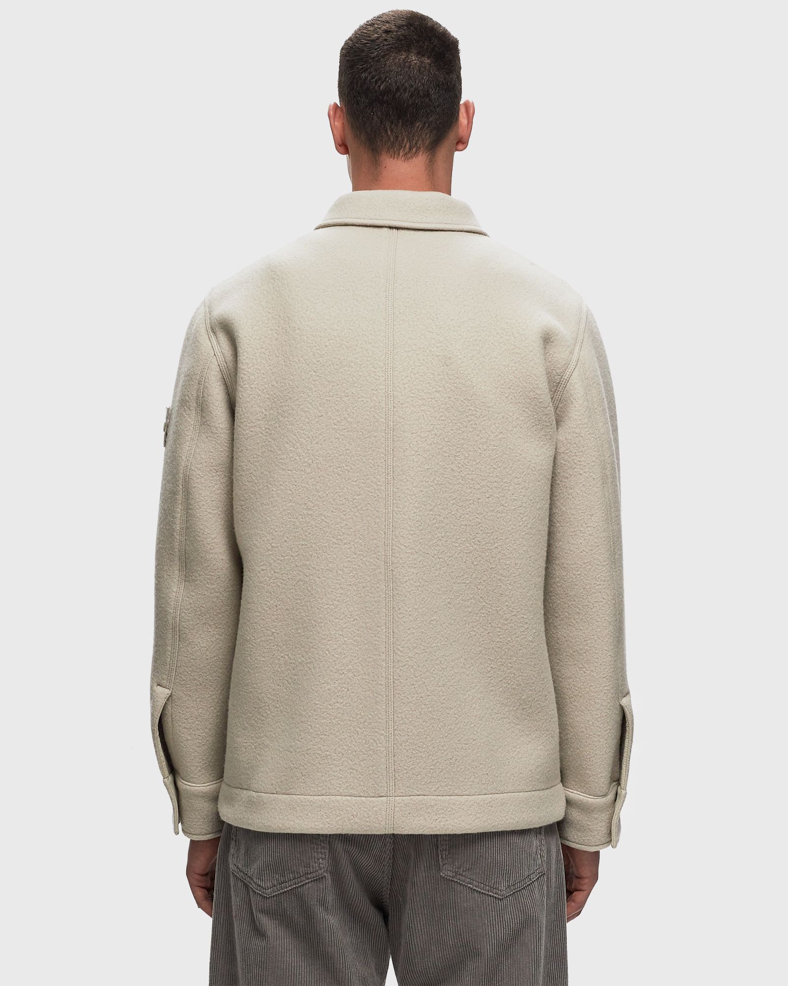 HEAVY MELTON STONE ISLAND GHOST JACKET
