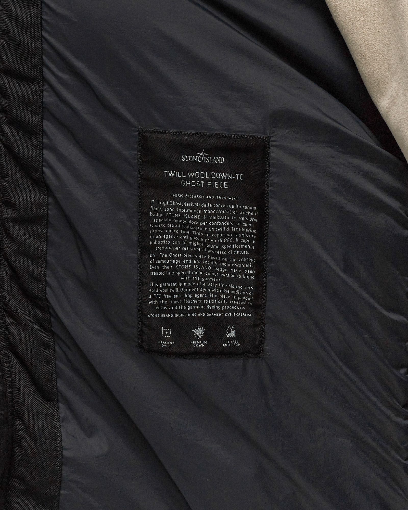 GHOST WOOL TWILL DOWN-TC BLOUSON