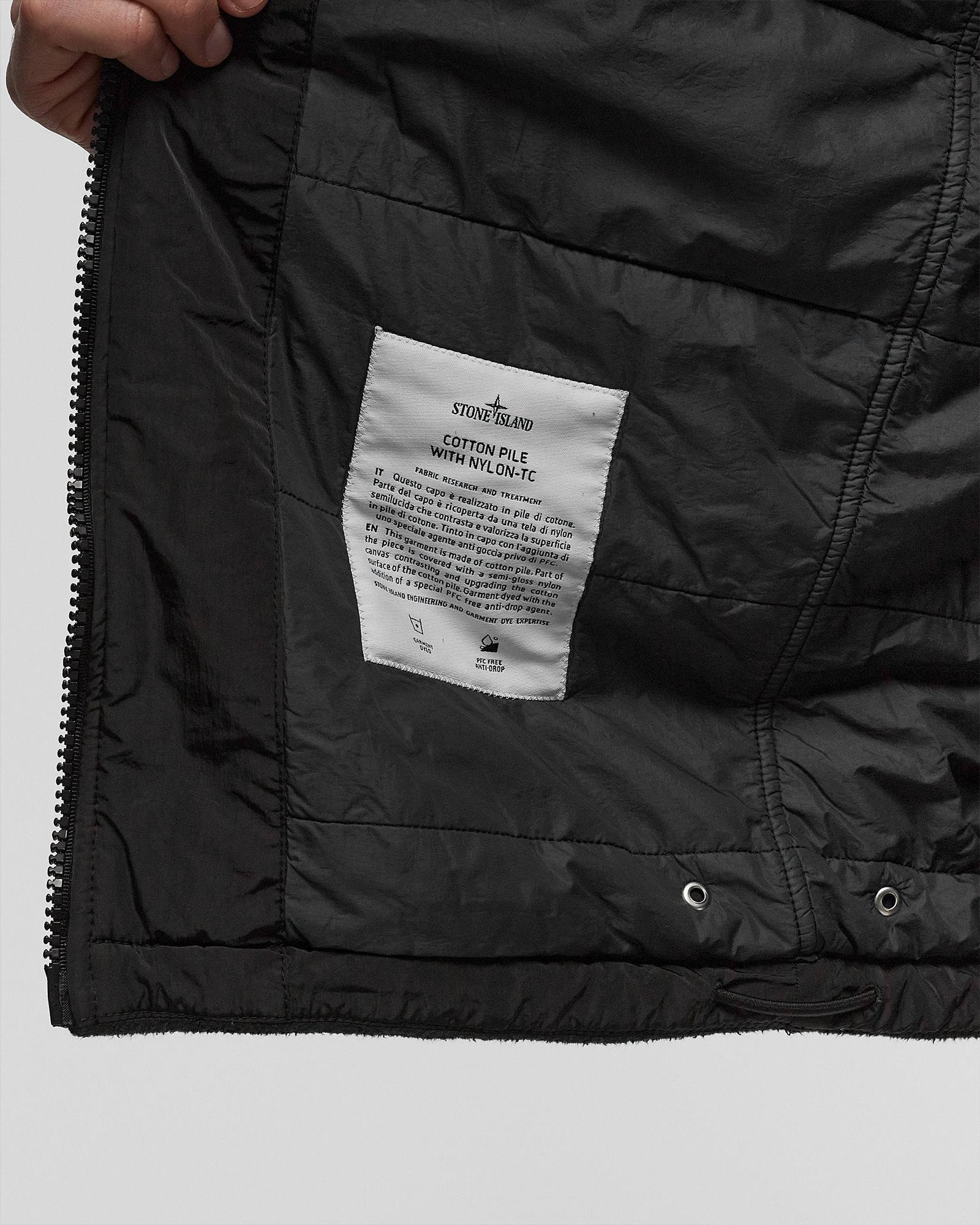 COTTON PILE WITH NYLON-TC TRACK TOP