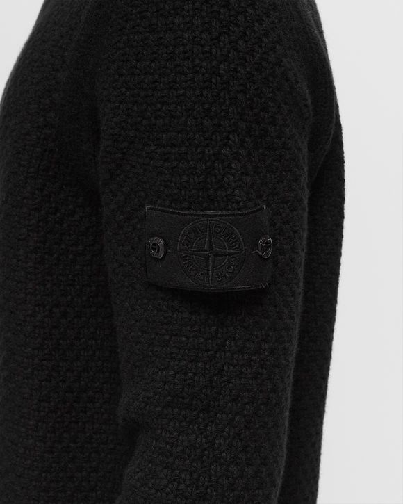 Stone Island GHOST GEELONG RWS WOOL PULLOVER Black | BSTN Store