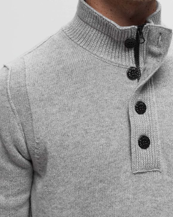 LAMBSWOOL HALF ZIP SWEATER