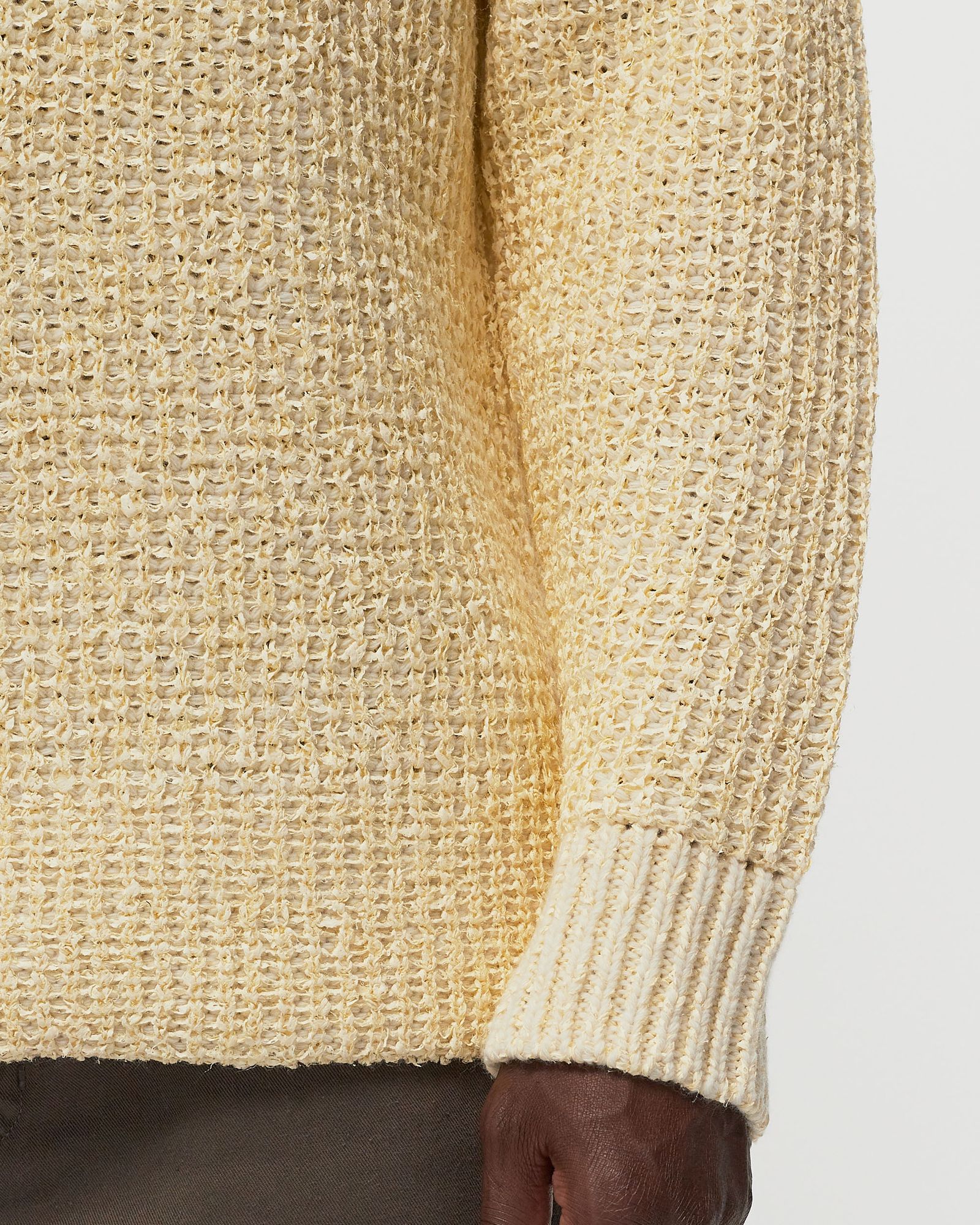 MARINA DOUBLE WEAVE WOOL NYLON SWEATER