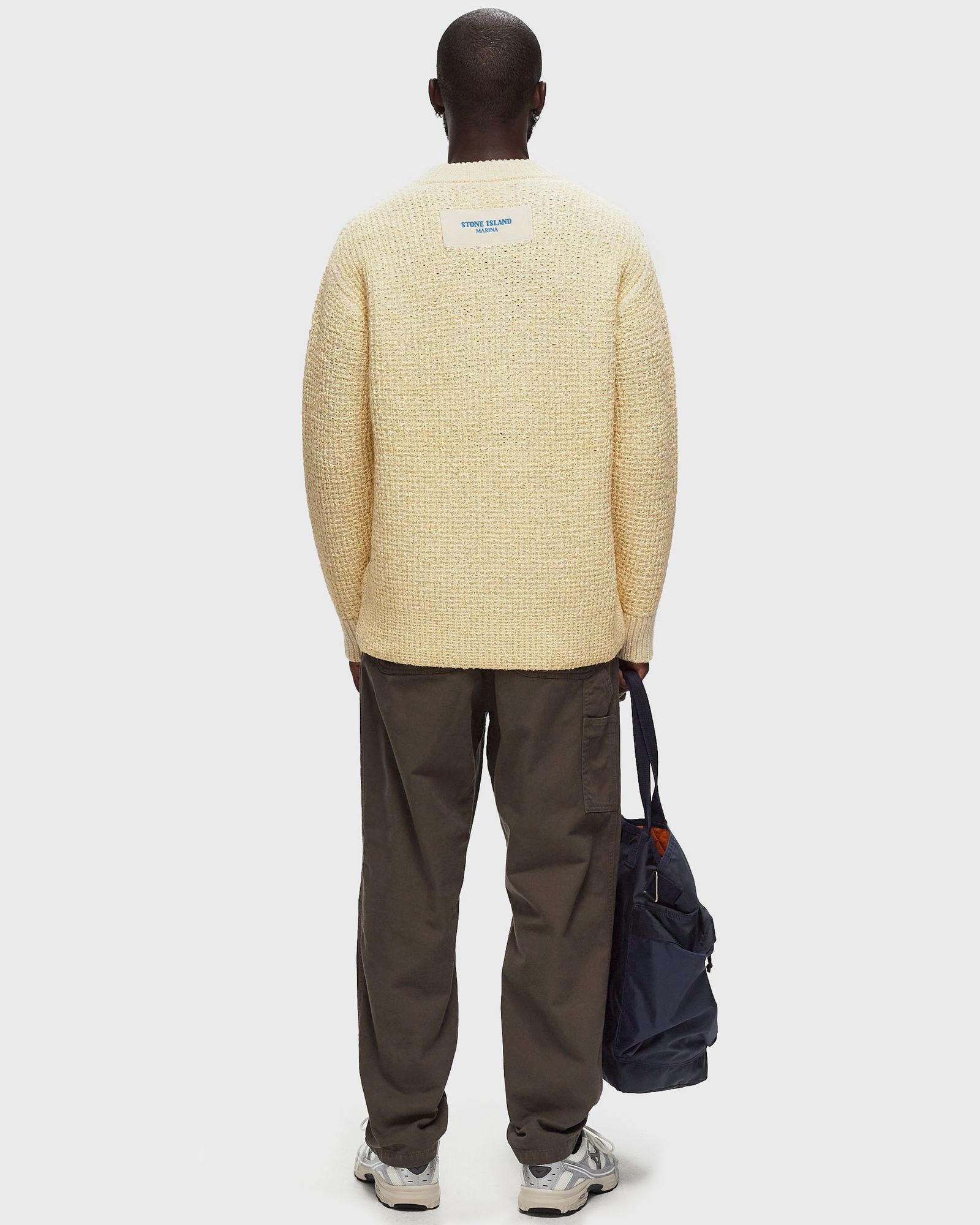MARINA DOUBLE WEAVE WOOL NYLON SWEATER