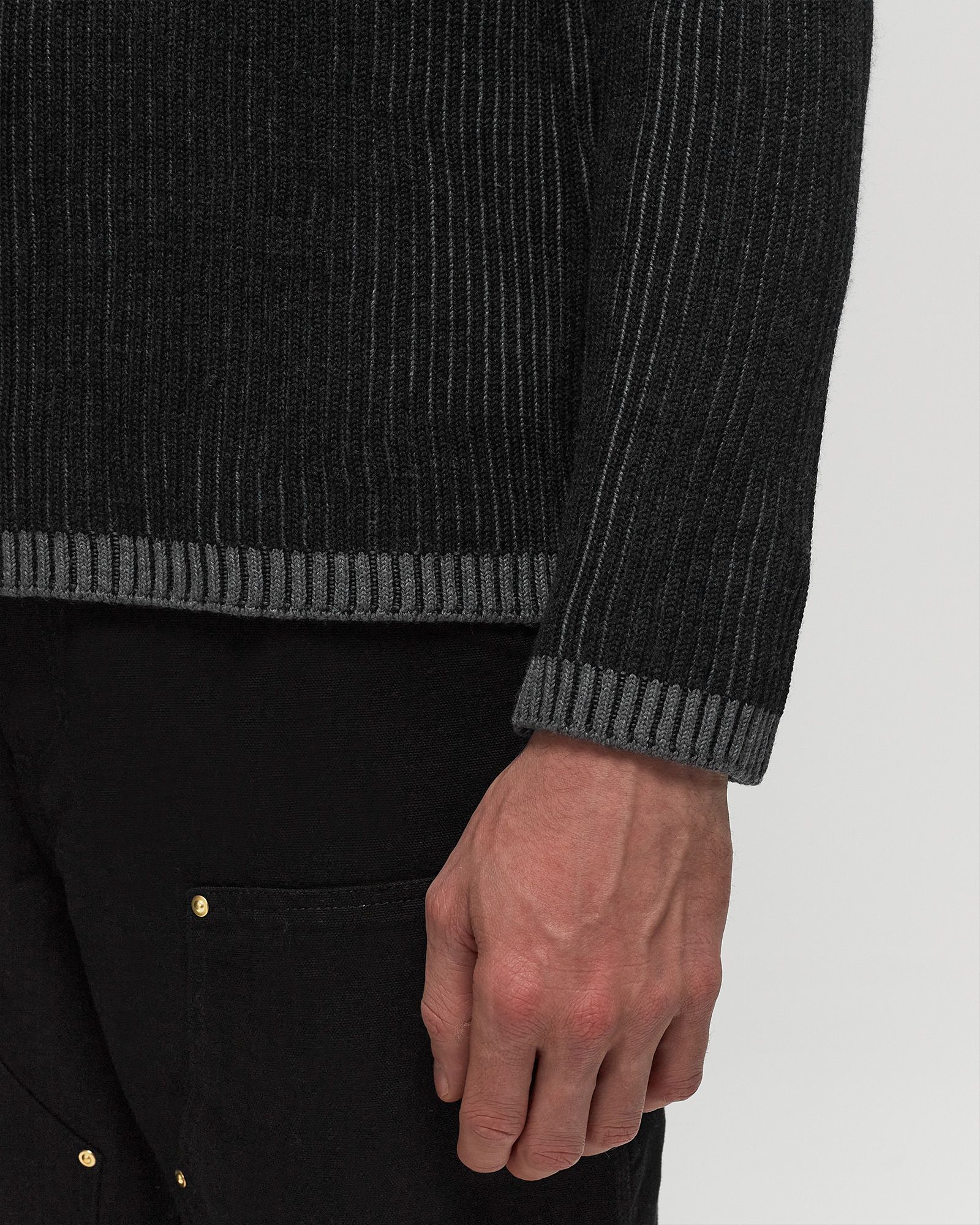 VANISÉ FULL RIB RWS WOOL TURTLENECK SWEATER