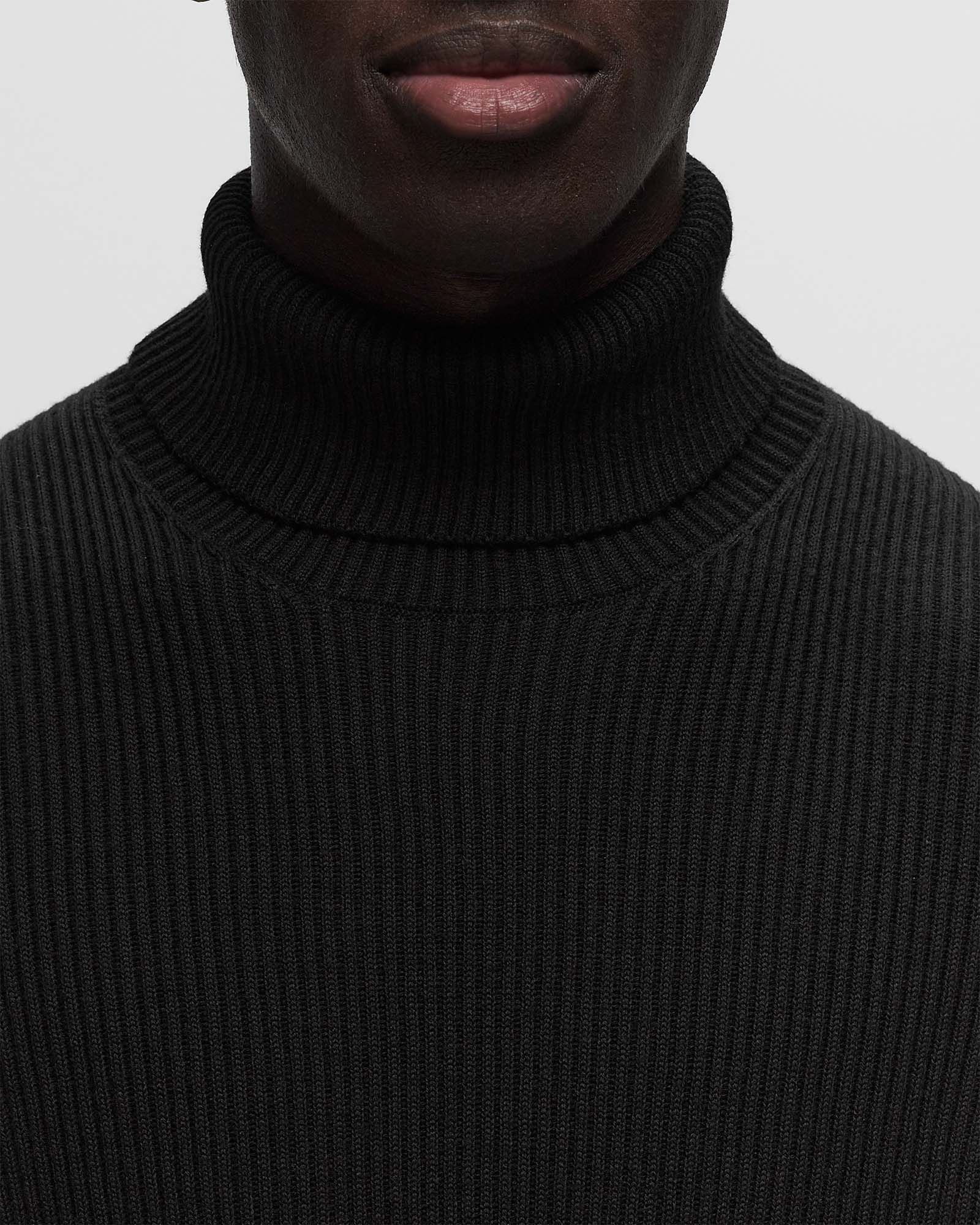 FULL RIB RWS WOOL TURTLENECK SWEATER