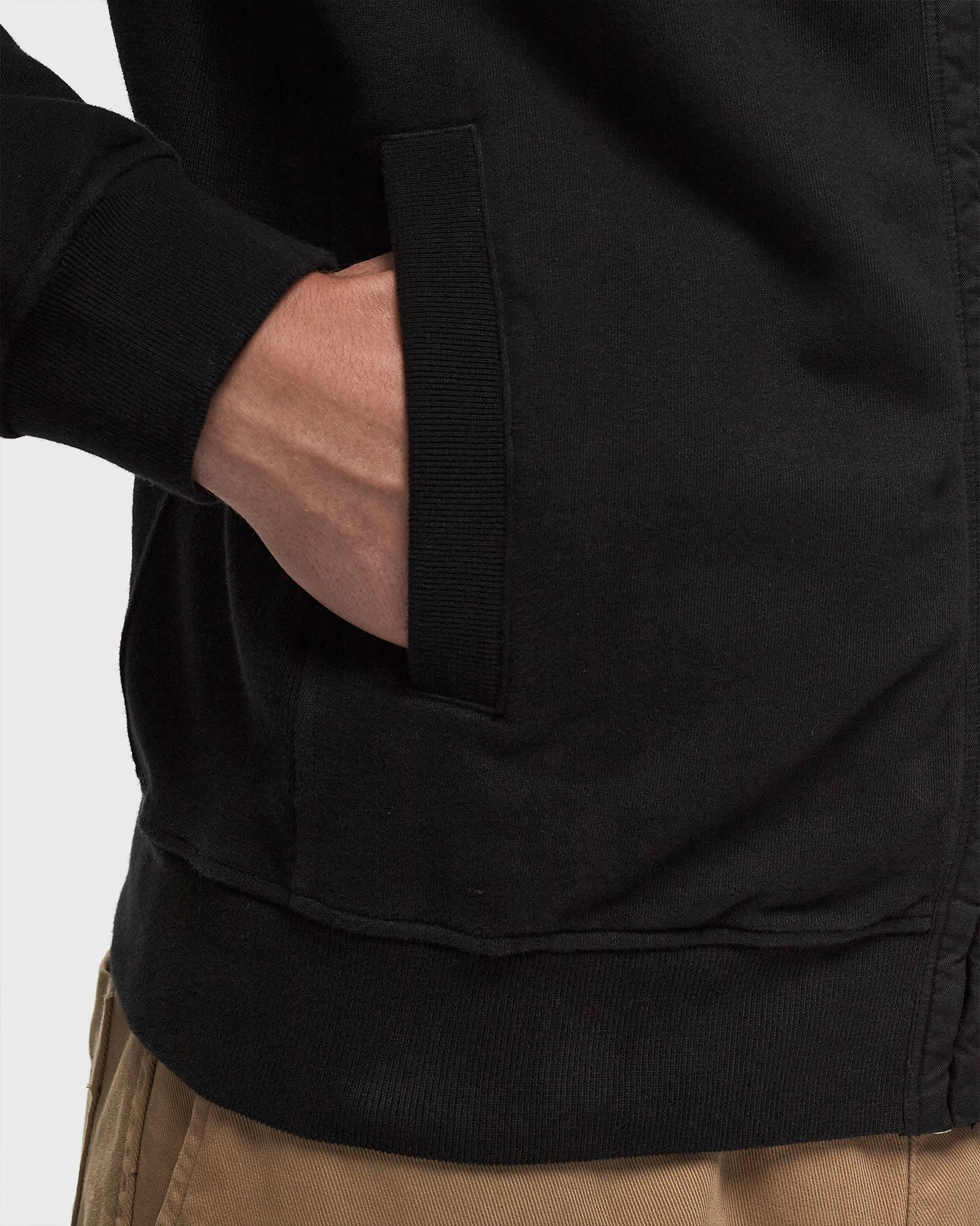 ORGANIC COTTON ZIP UP SWEATSHIRT