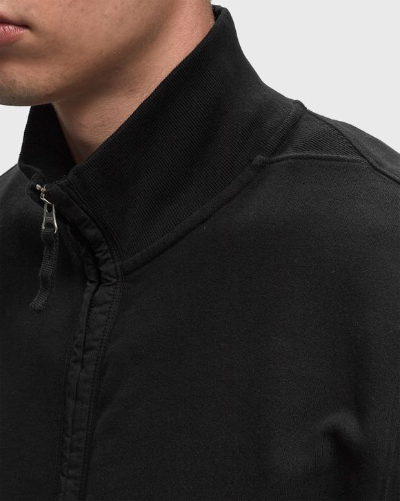 Stone Island ORGANIC COTTON ZIP UP SWEATSHIRT Black black