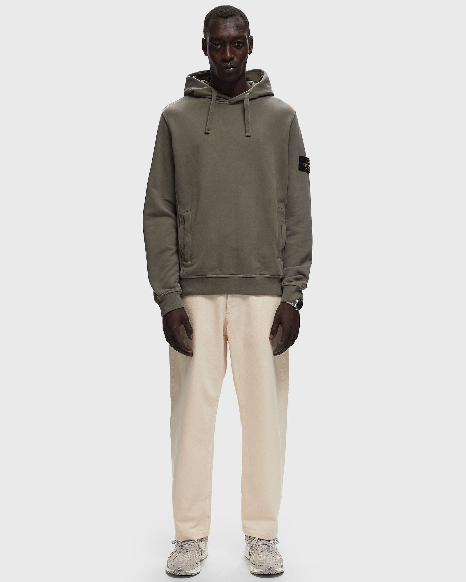 BRUSHED ORGANIC COTTON FLEECE HOODIE