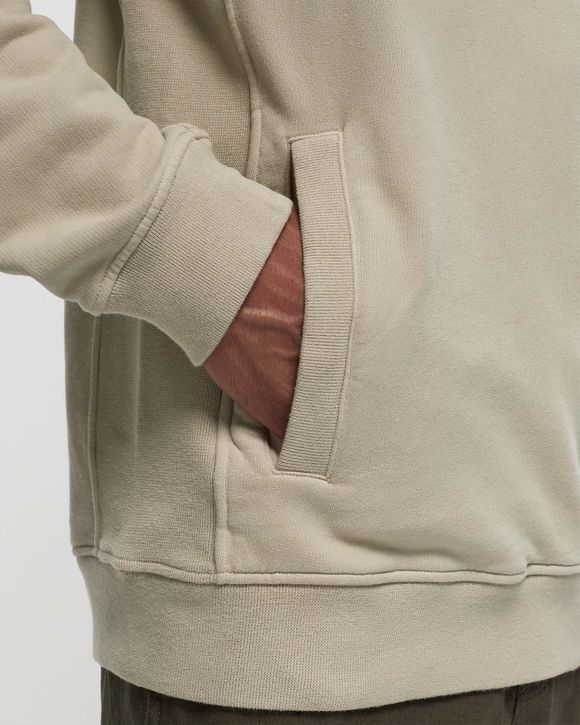 BRUSHED ORGANIC COTTON FLEECE HOODIE