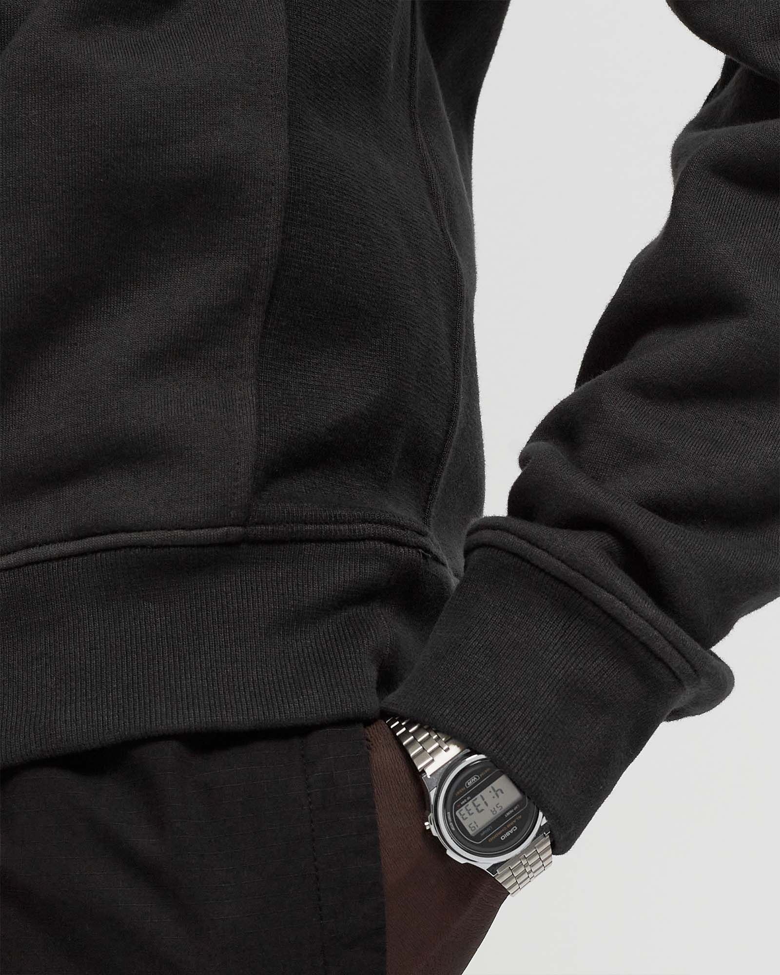 BRUSHED ORGANIC COTTON FLEECE CREWNECK