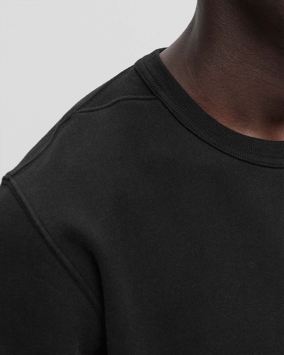 BRUSHED ORGANIC COTTON FLEECE CREWNECK