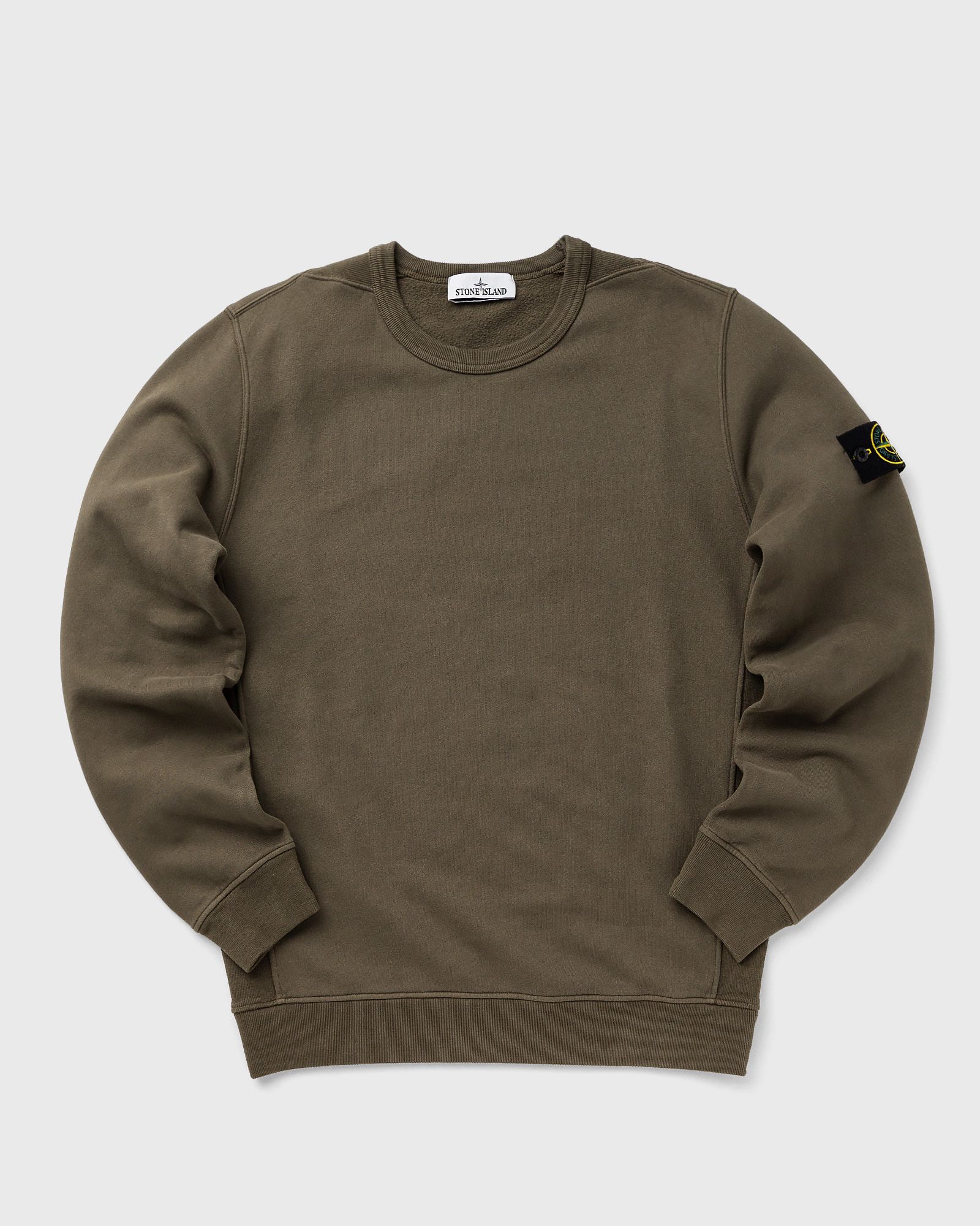 BRUSHED ORGANIC COTTON FLEECE CREWNECK