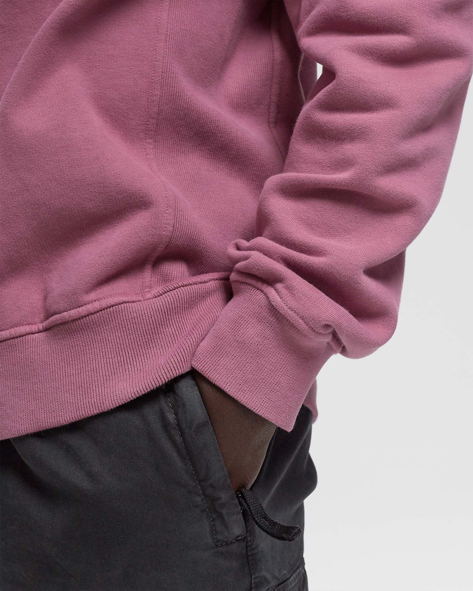 BRUSHED ORGANIC COTTON FLEECE CREWNECK