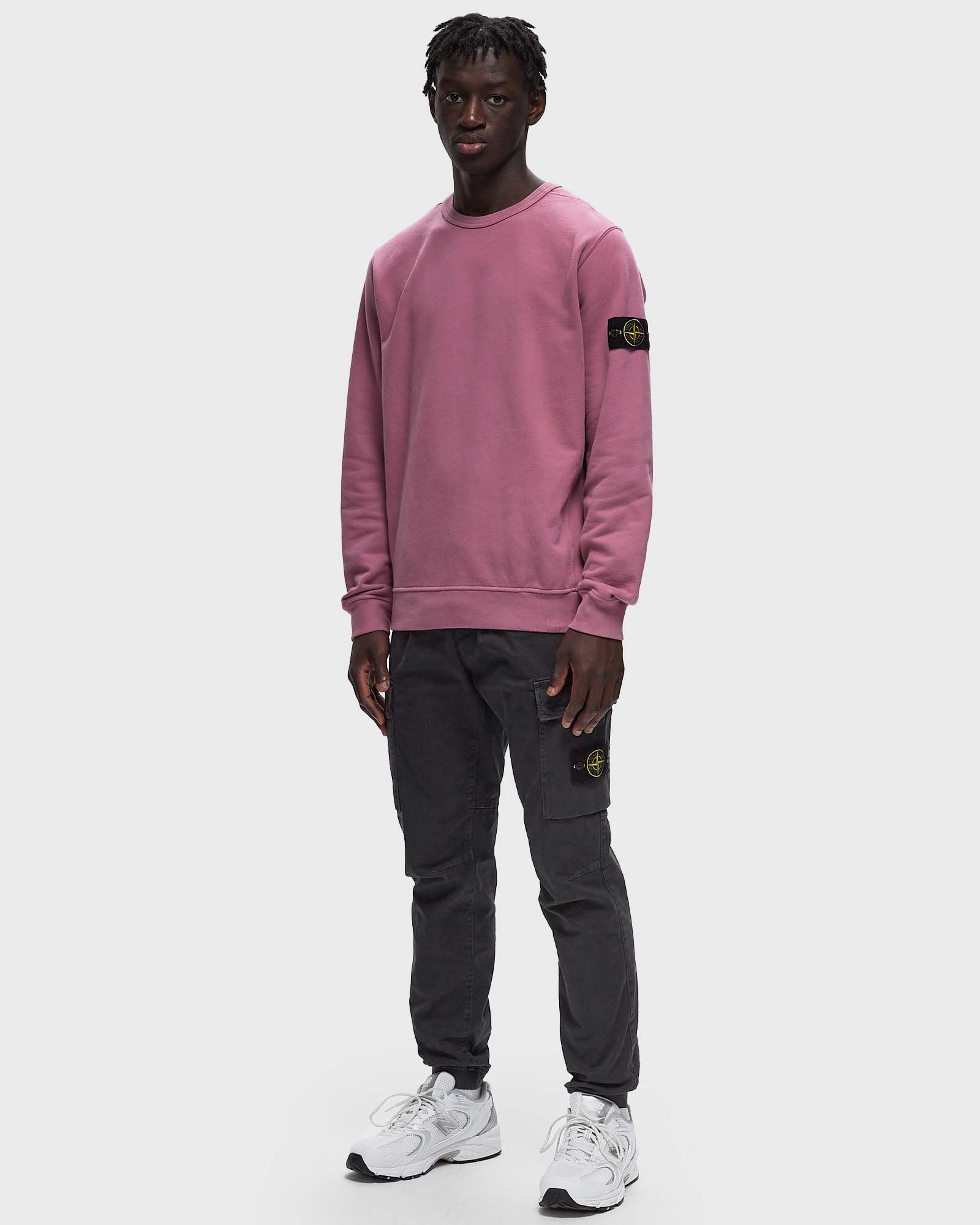 BRUSHED ORGANIC COTTON FLEECE CREWNECK