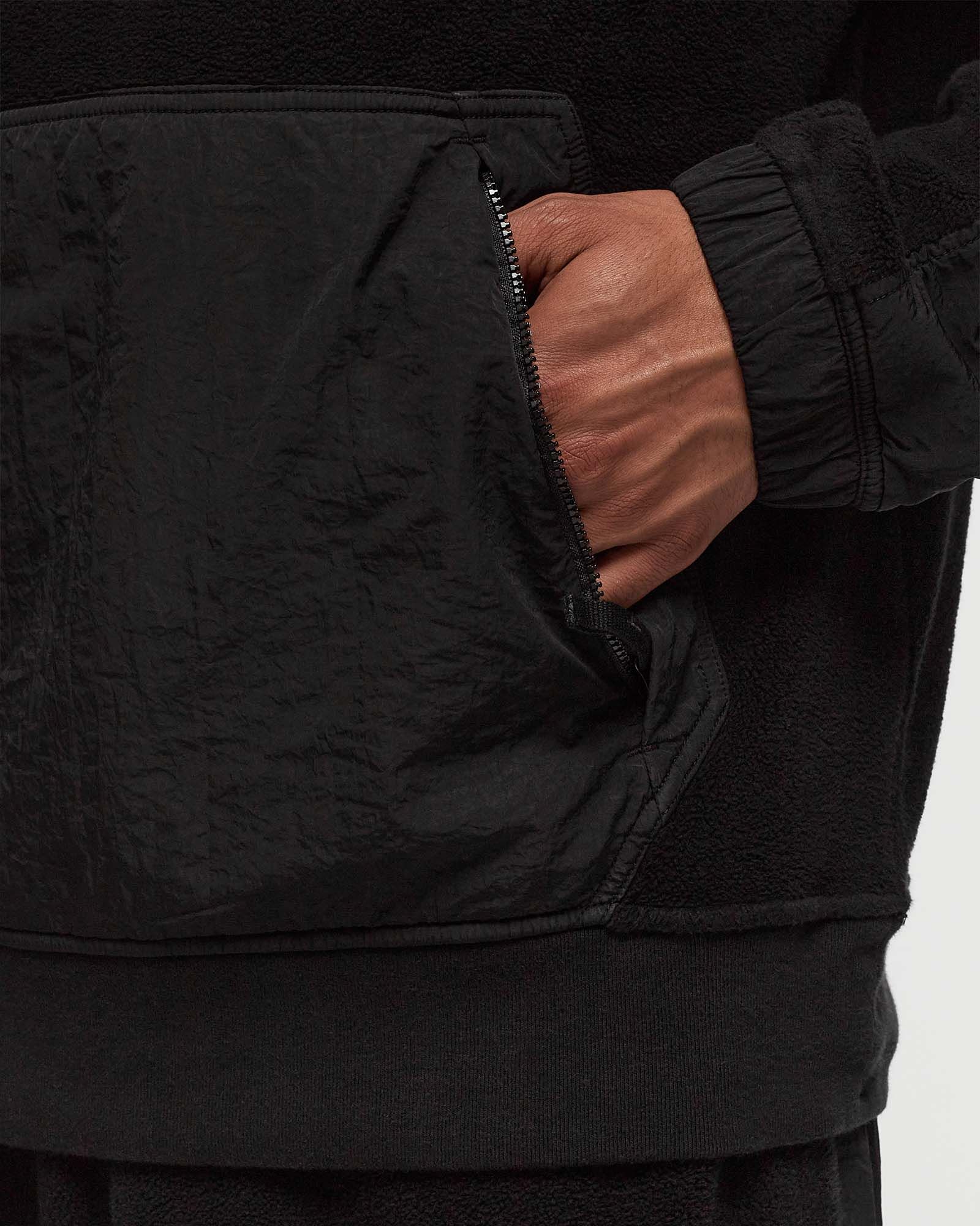 COTTON PILE WITH NYLON-TC HOODIE