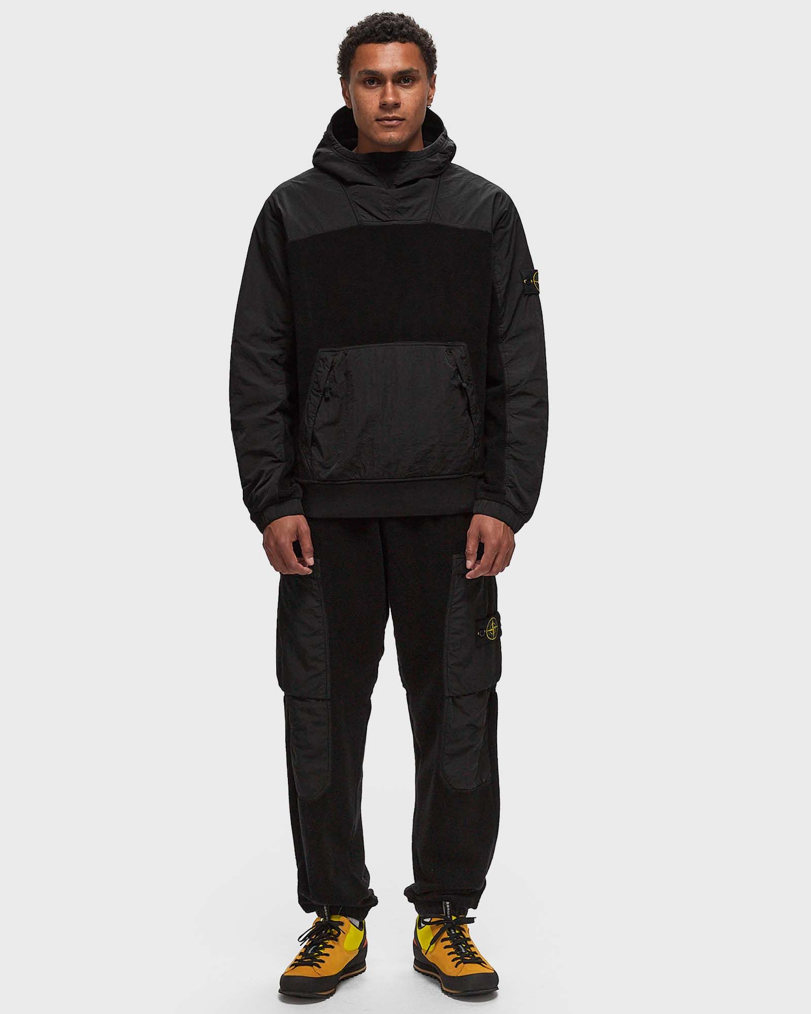 COTTON PILE WITH NYLON-TC HOODIE