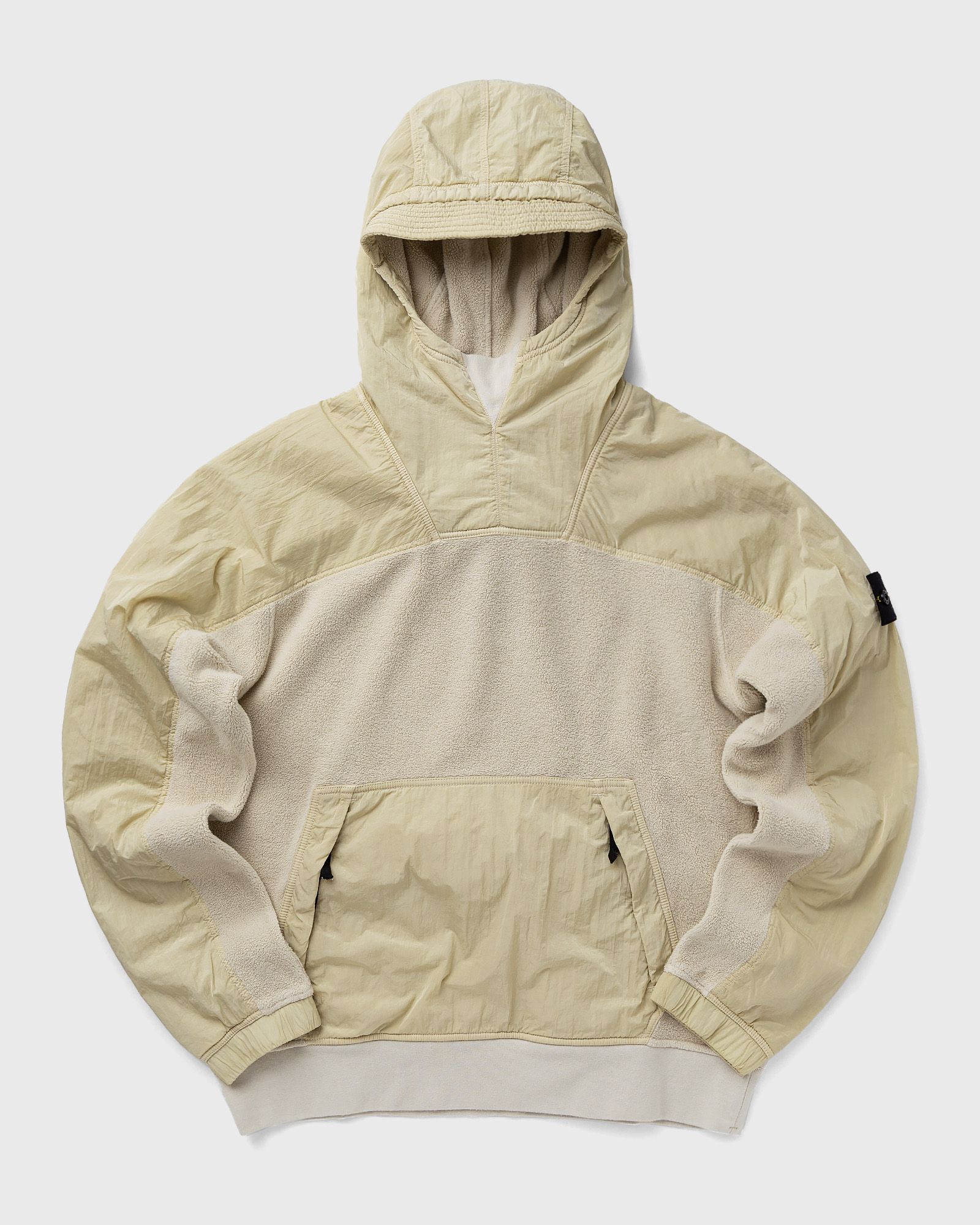COTTON PILE WITH NYLON-TC HOODIE