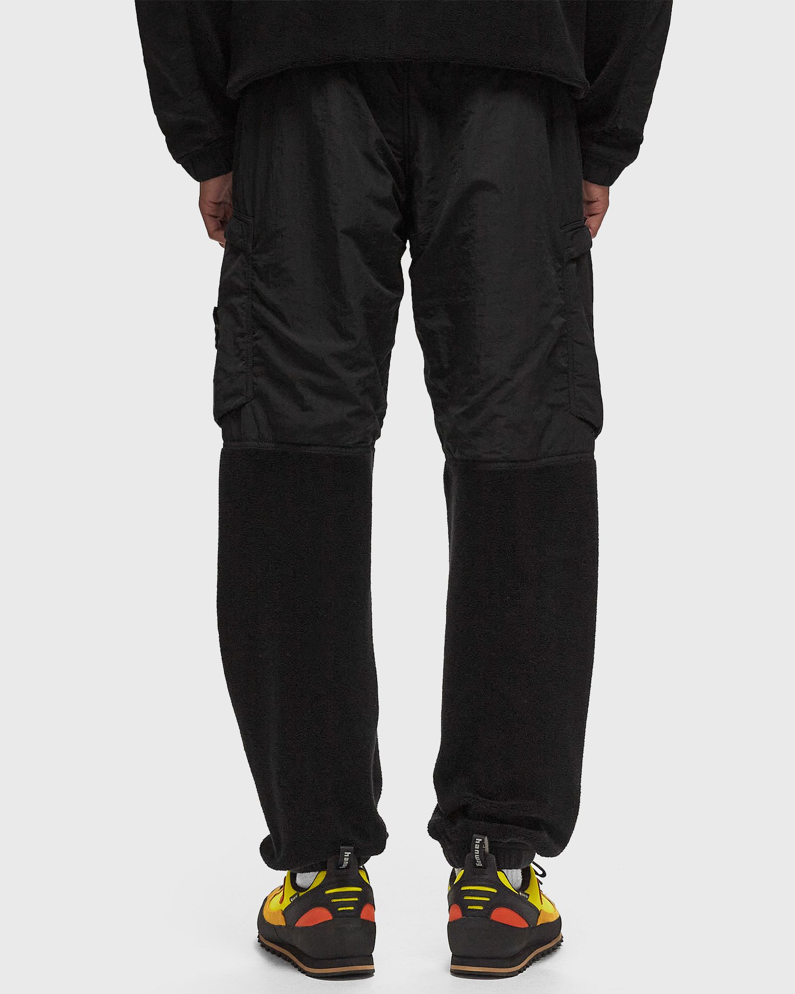 COTTON PILE WITH NYLON-TC CARGO JOGGING PANTS