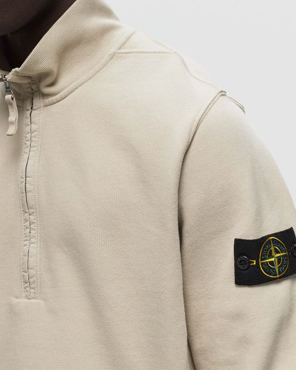 Stone Island BRUSHED ORGANIC COTTON FLEECE HALT ZIP