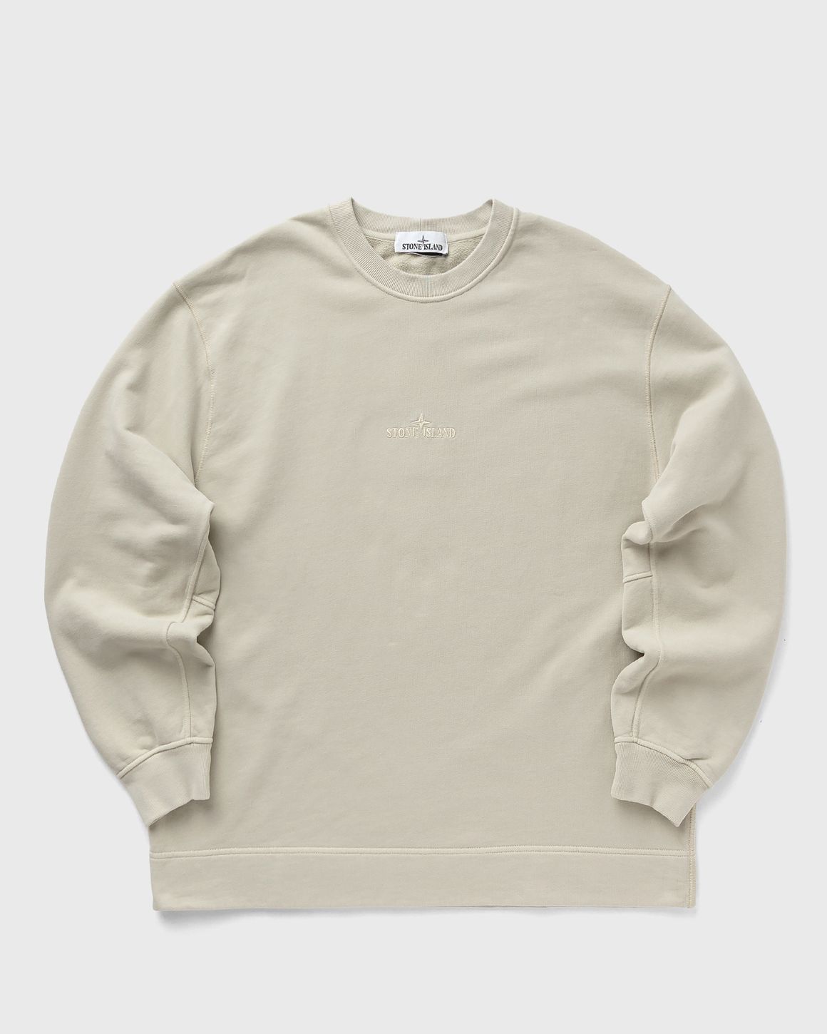 Stone Island COTTON FLEECE CREWNECK SWEATSHIRT Beige BSTN Store