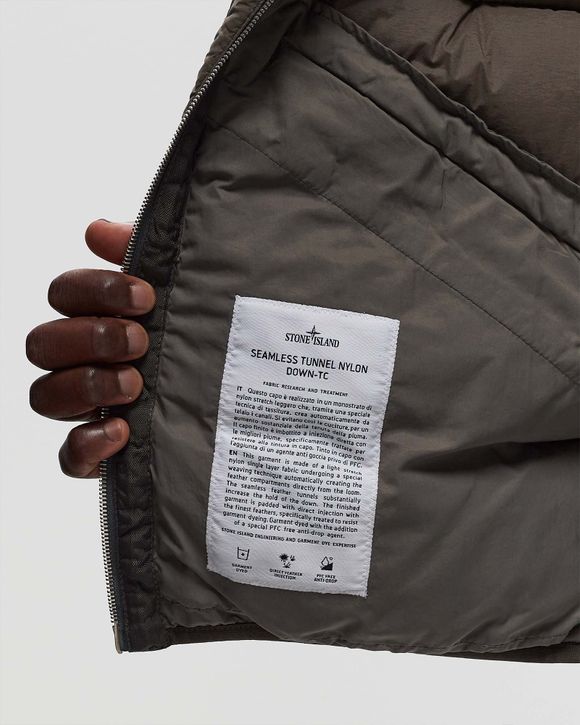 SEAMLESS TUNNEL NYLON DOWN ZIP VEST