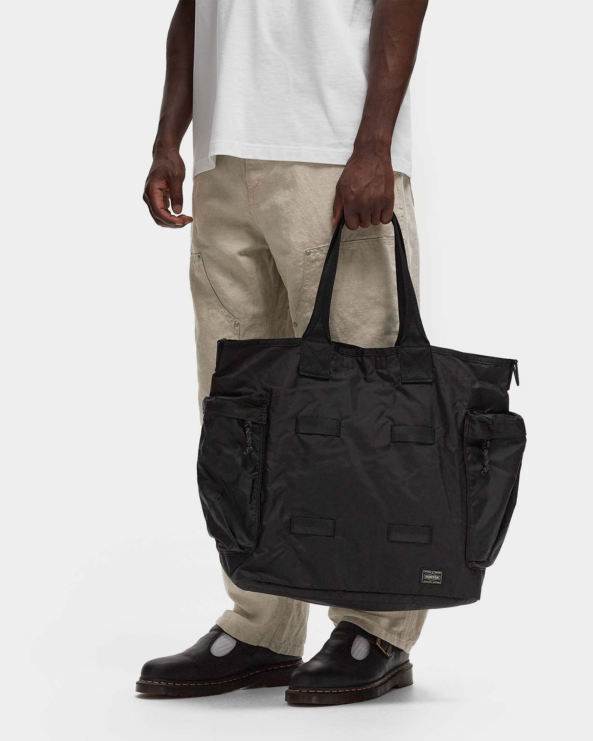 Porter-Yoshida & Co. FORCE 2WAY TOTE BAG Black | BSTN Store