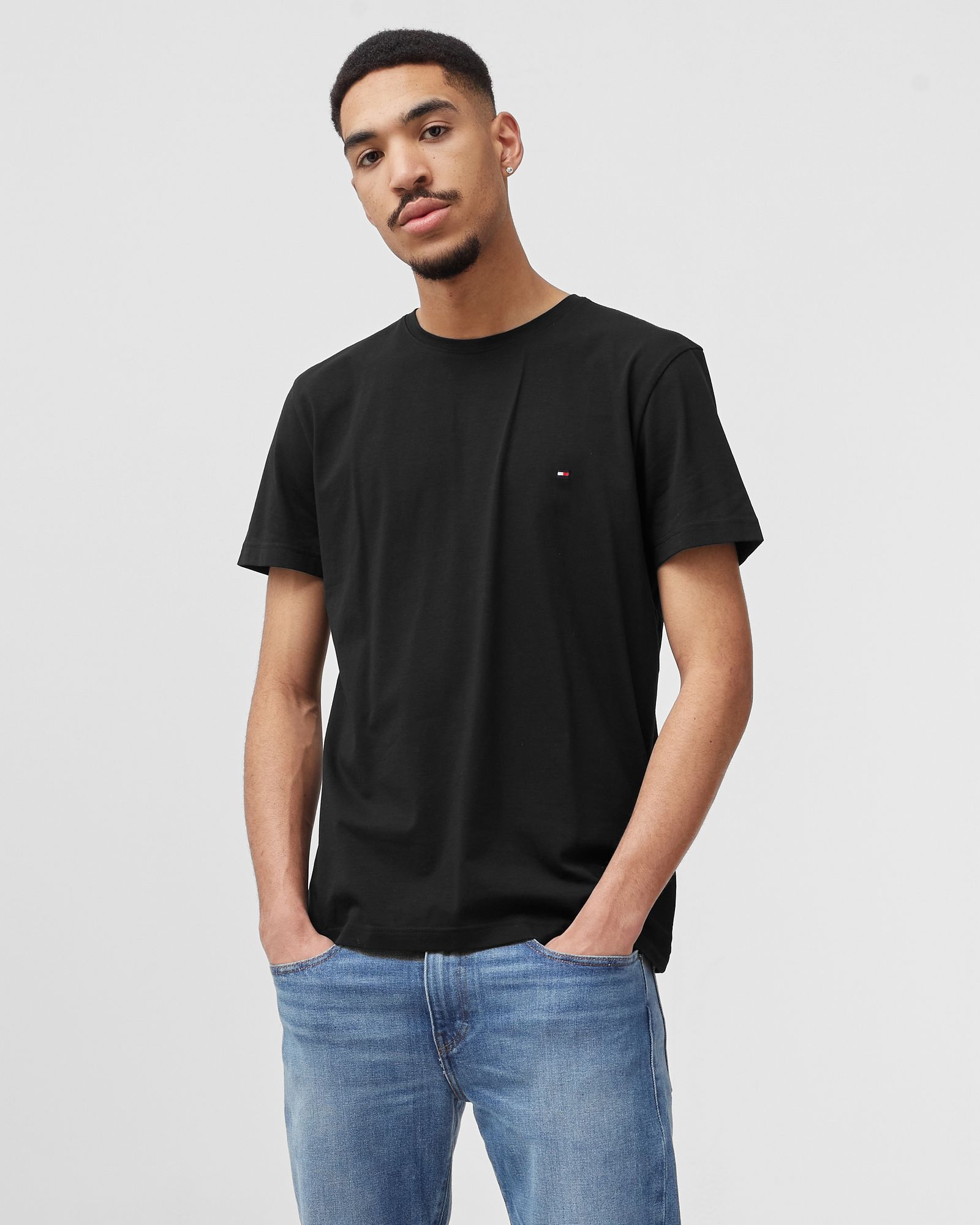 CORE STRETCH SLIM CNECK TEE