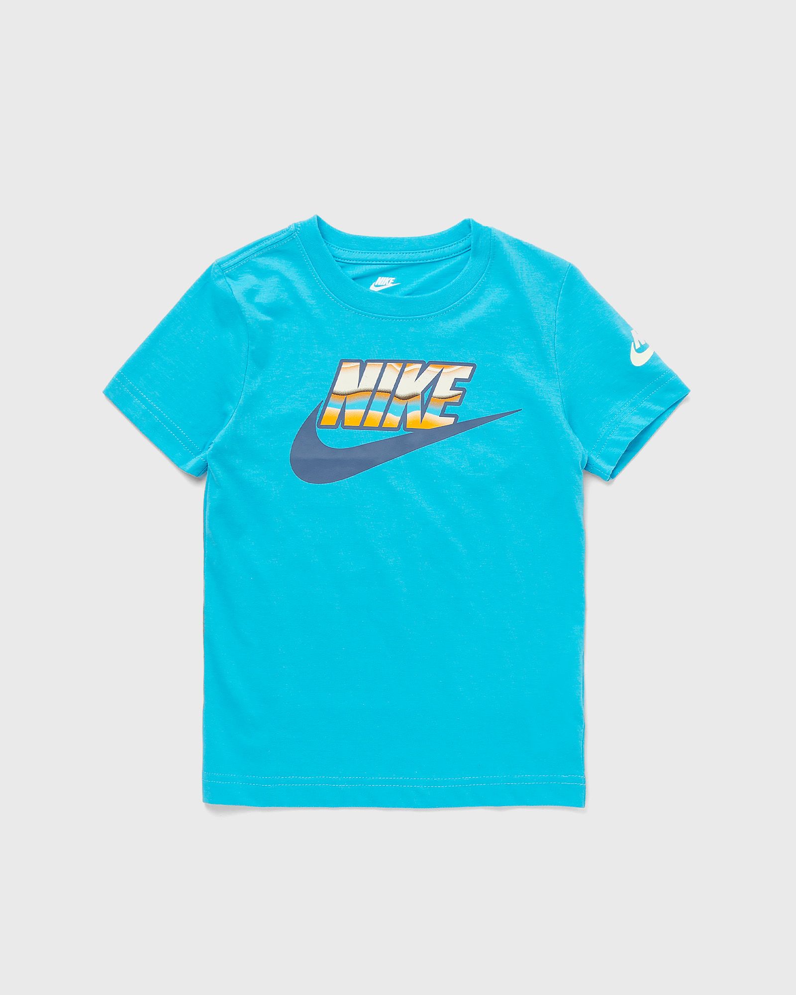 Nike - stripe scape futura ss tee  tees blue in größe:age 4-6 | eu 104-116