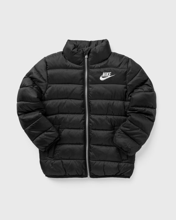 Nike padded jacket with best sale back swoosh in stone