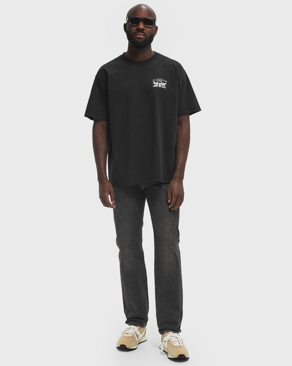 Tシャツ・カットソー LEVI'S Men T-shirt Black 87373 0260 Levi's LEVI'S リーバイス 半袖 バックプリント Tシャツ