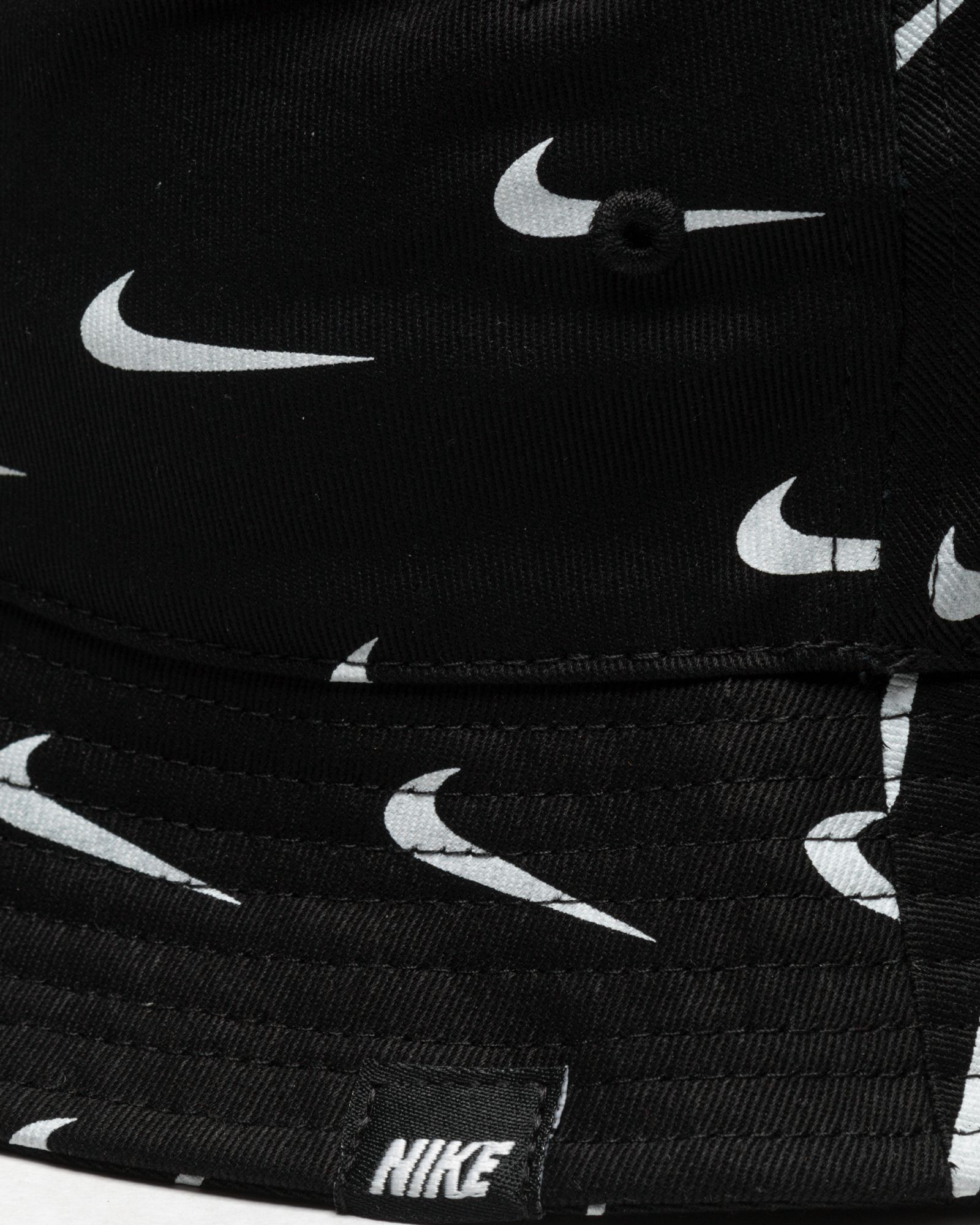 SWOOSH PRINT BUCKET HAT