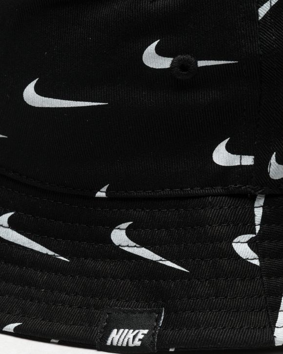 SWOOSH PRINT BUCKET HAT