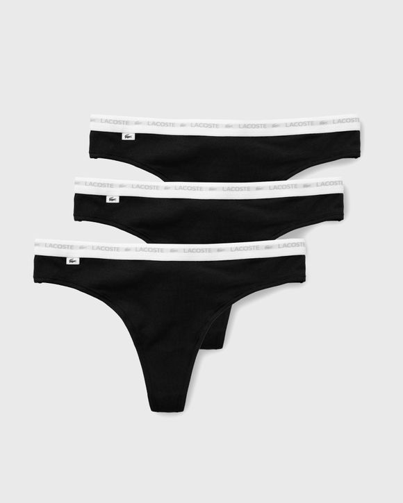 Calvin Klein Underwear WMNS 3 PACK THONG (LOW-RISE) Black