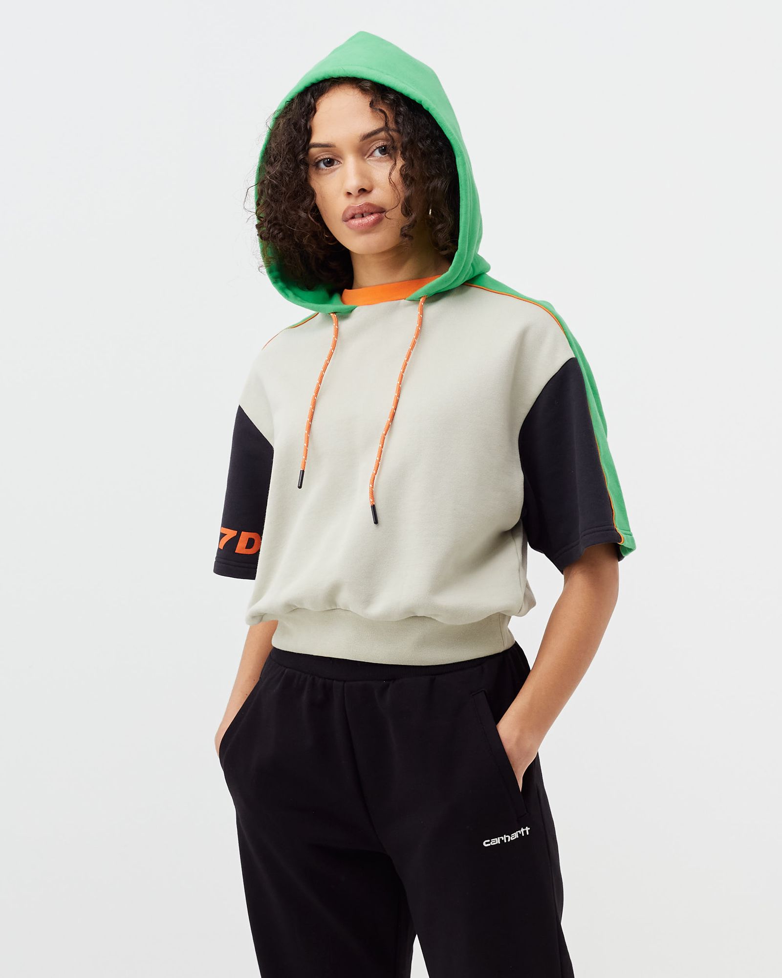 WMNS Evonne S/S Cropped Hoodie