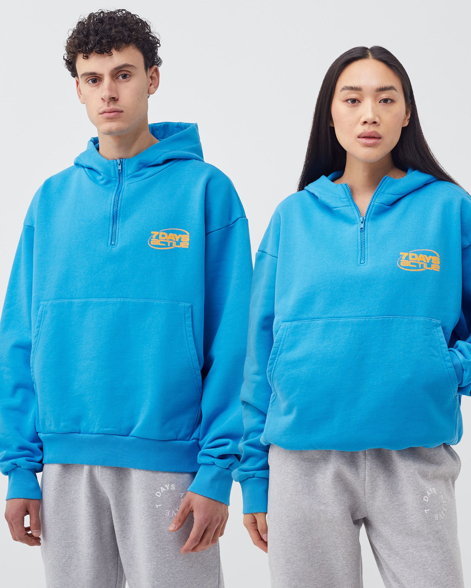 Oversized Half Zip Hoodie