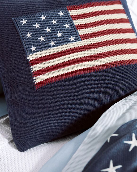 RL FLAG PILLOWCASE 50CM X 50CM