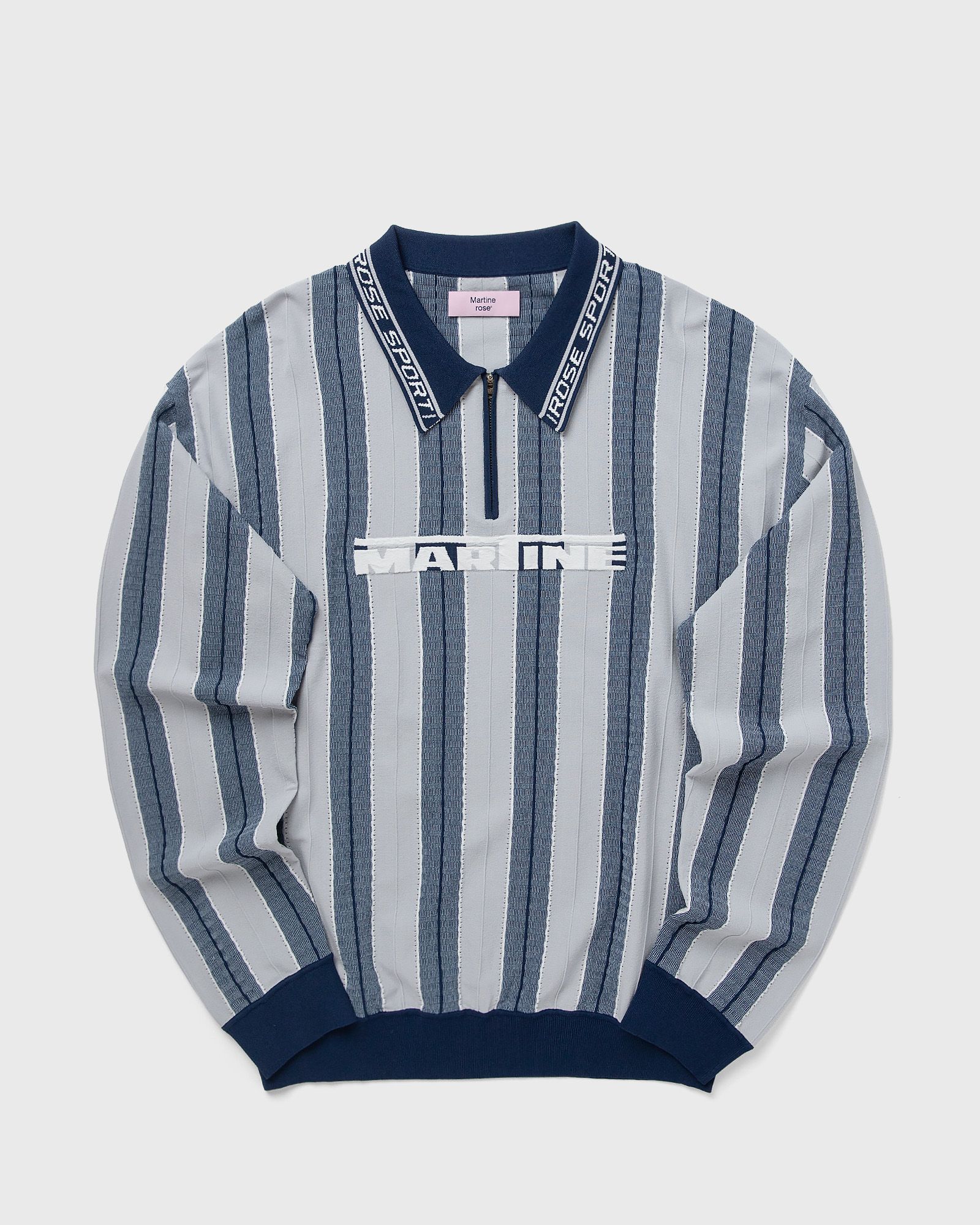 Martine Rose Martine Rose LOGO POLO in blue