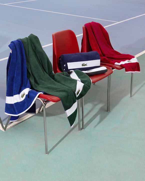 Lacoste court bath towel sale