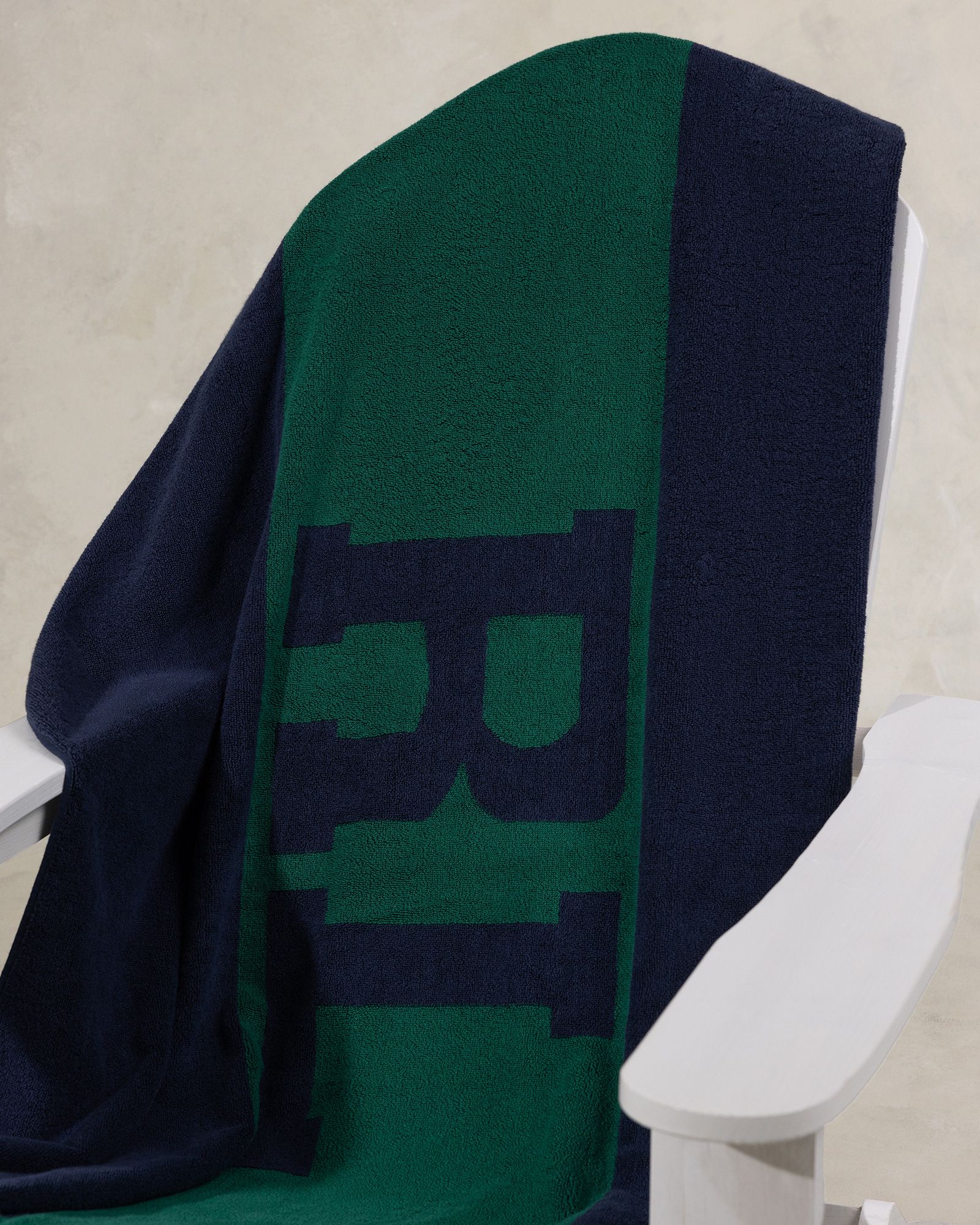 RL SIGNATURE BEACH TOWEL 90CM X 170CM