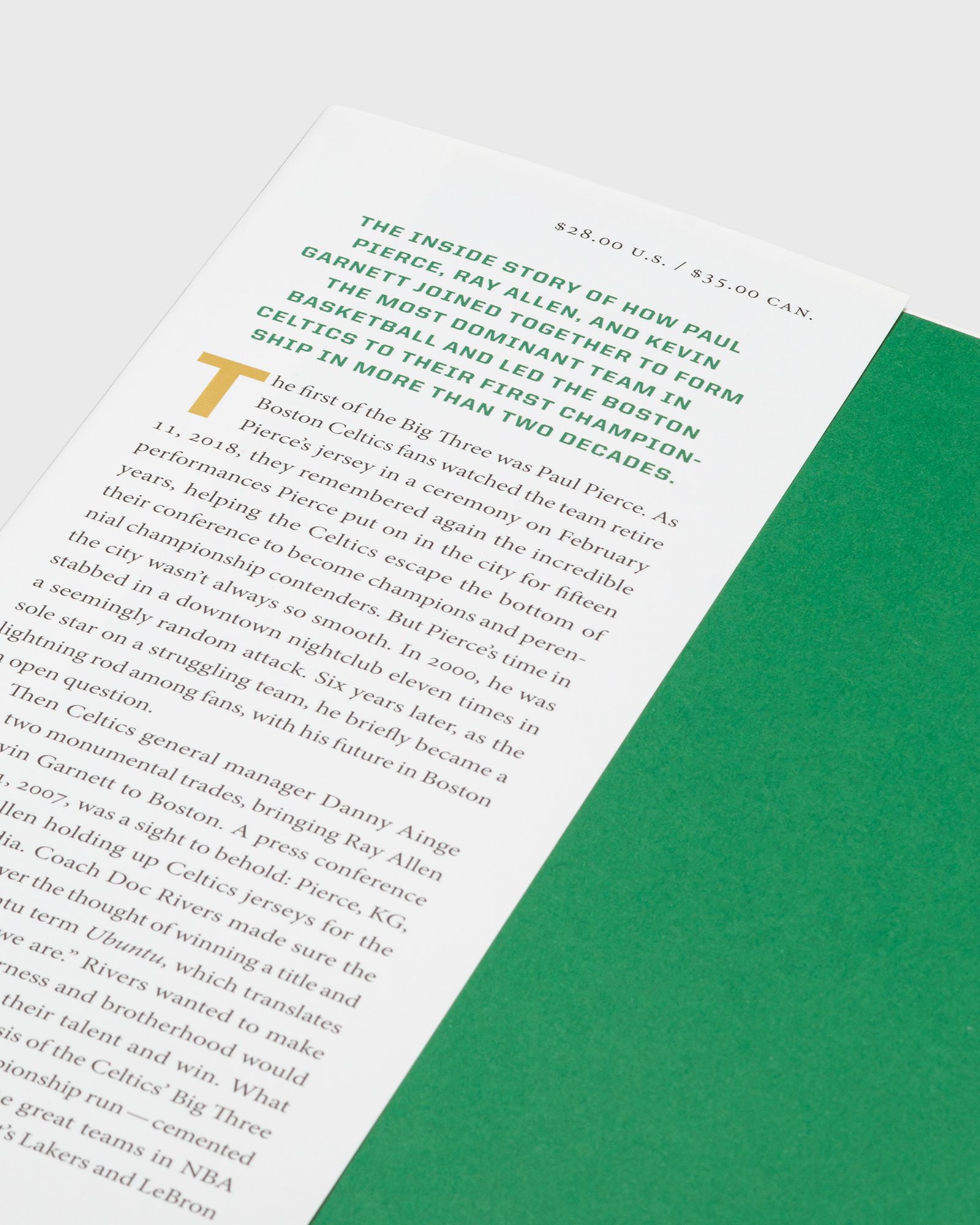 "The Big Three: Paul Pierce, Kevin Garnett, Ray Allen, and the Rebirth of the Boston Celtics"