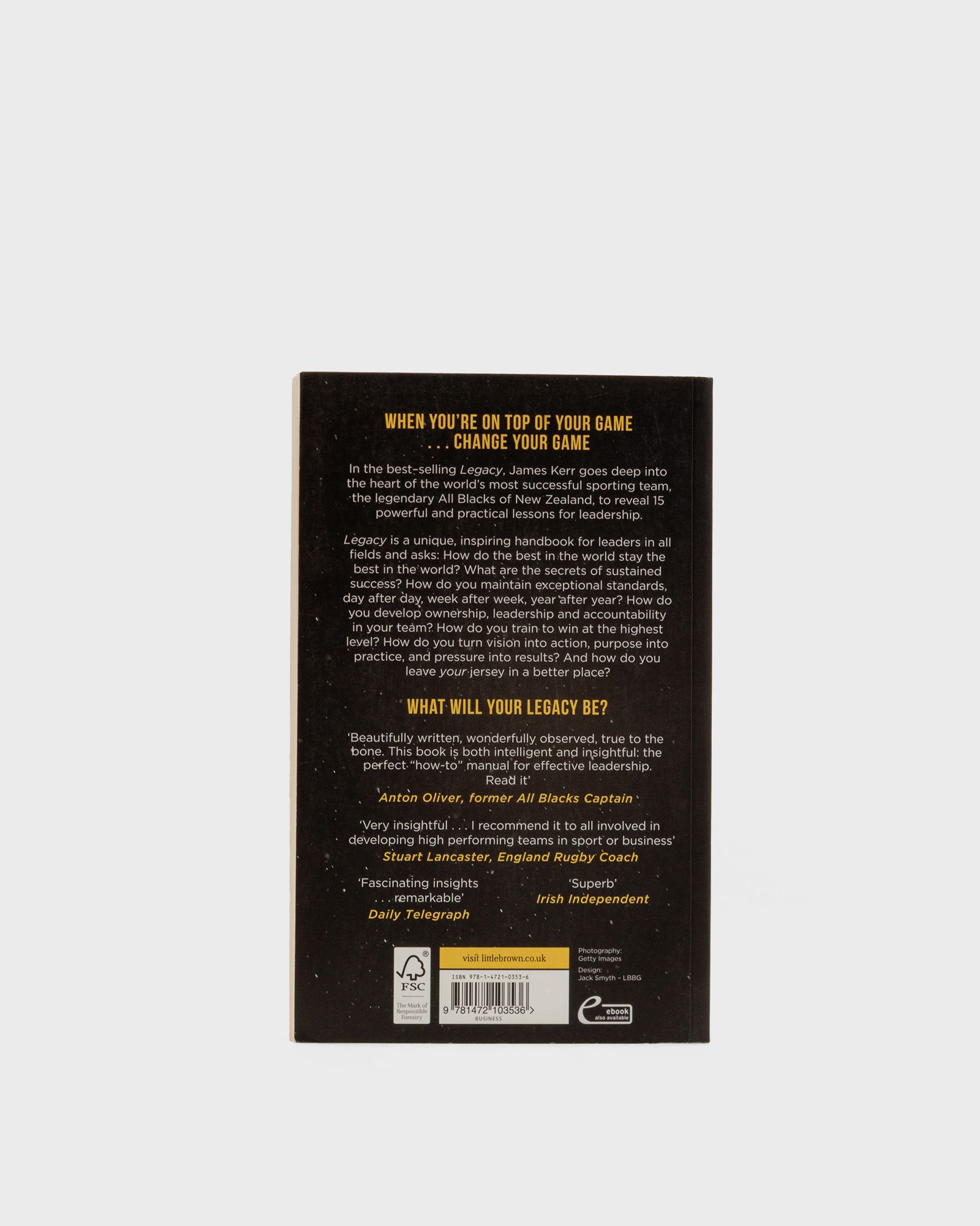 "LEGACY" by James Kerr